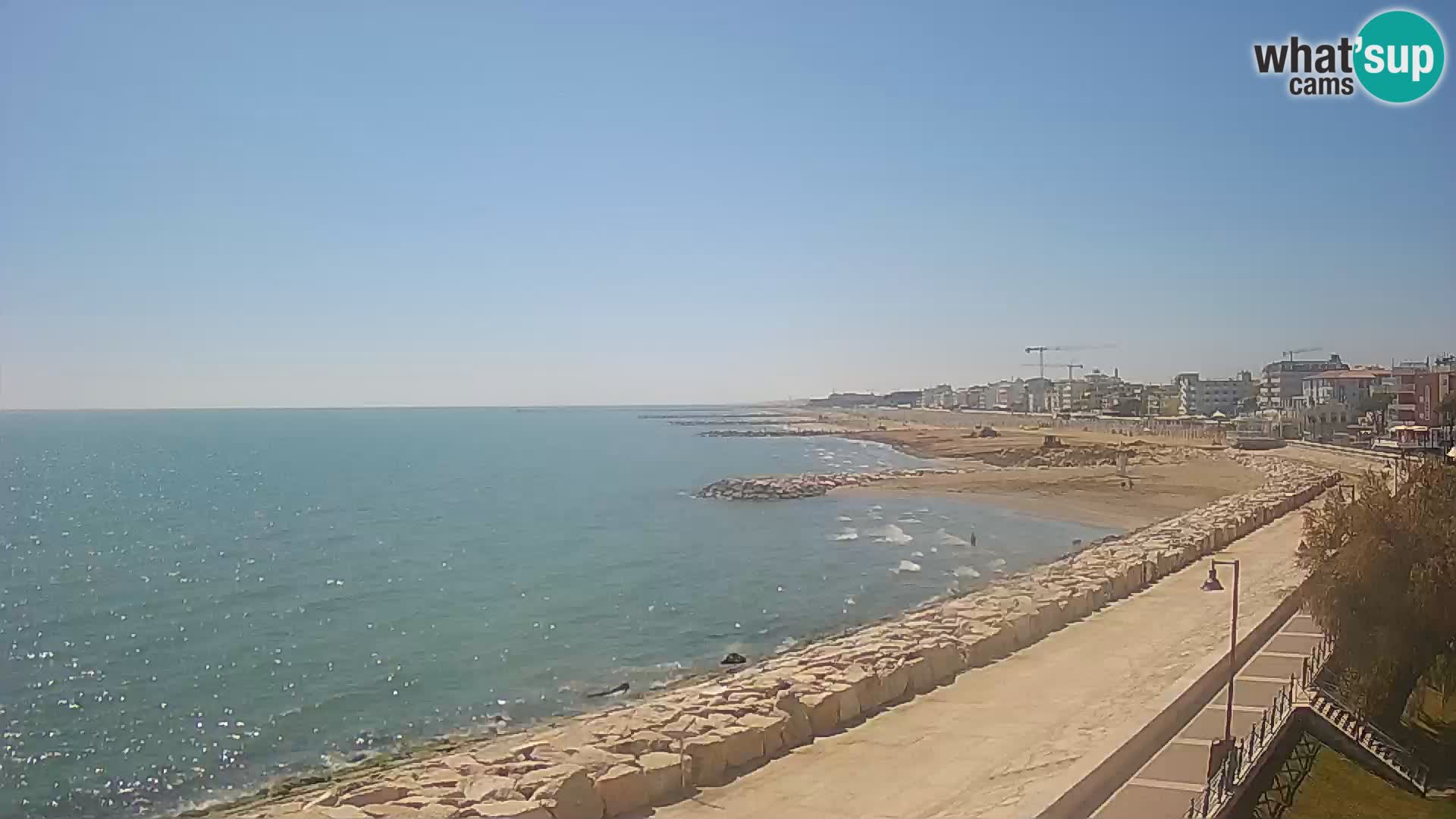 Webcam Caorle Ponente – View from Marinai di Caorle