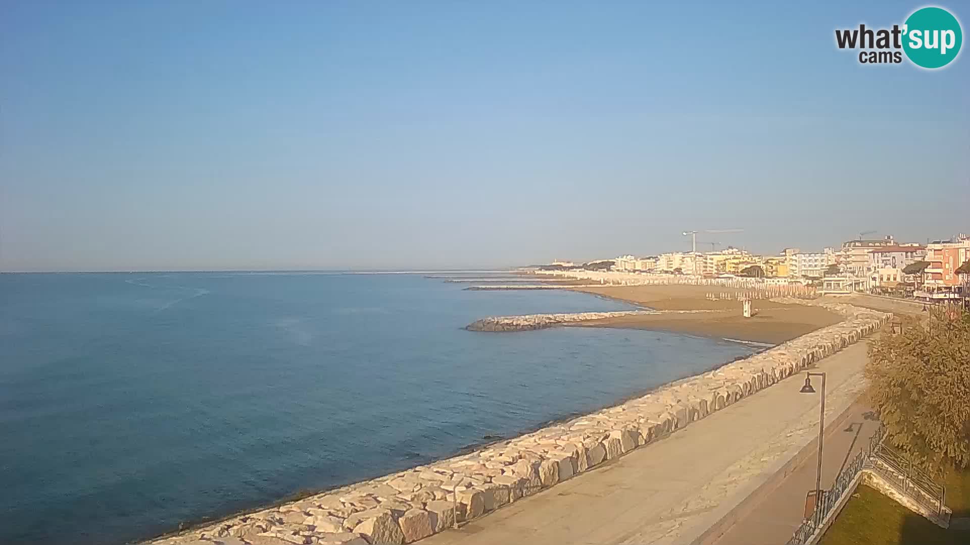Webcam Caorle Ponente – panorama dall’ASS. Marinai di Caorle
