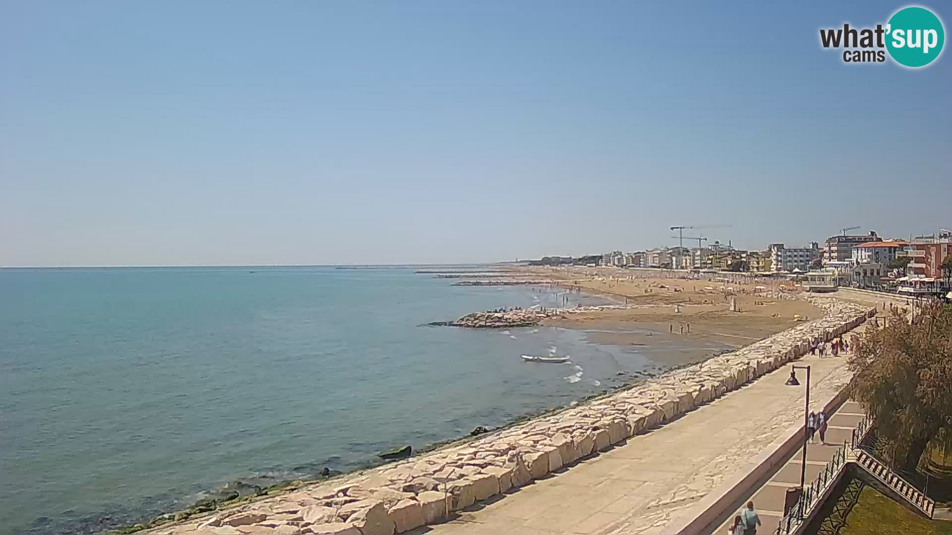 Webcam Caorle Ponente – View from Marinai di Caorle
