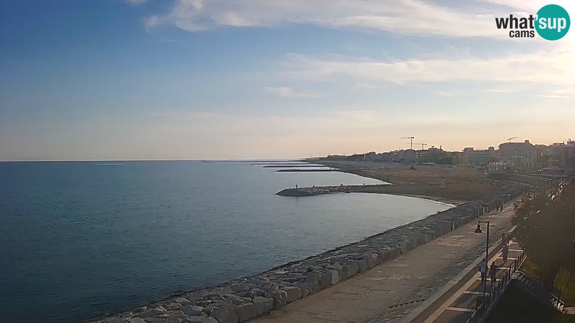 Webcam Caorle Ponente – Vista desde Marinai di Caorle
