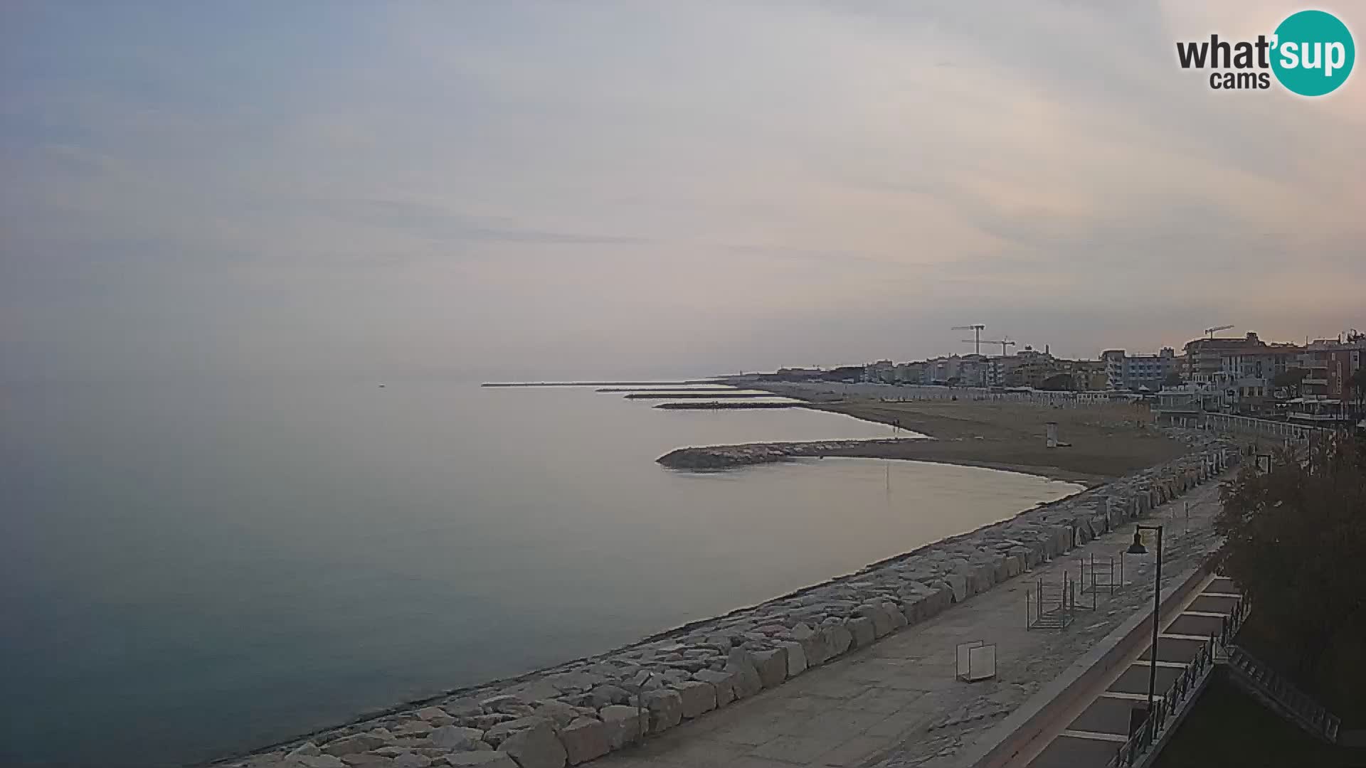 Webcam Caorle Ponente – Vue depuis les Marinai di Caorle