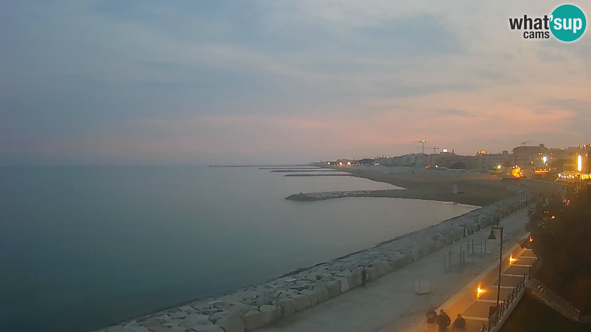 Webcam Caorle Ponente – Blick von Marinai di Caorle