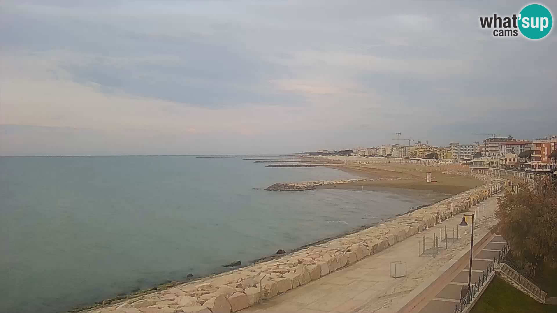 Webcam Caorle Ponente – Vue depuis les Marinai di Caorle
