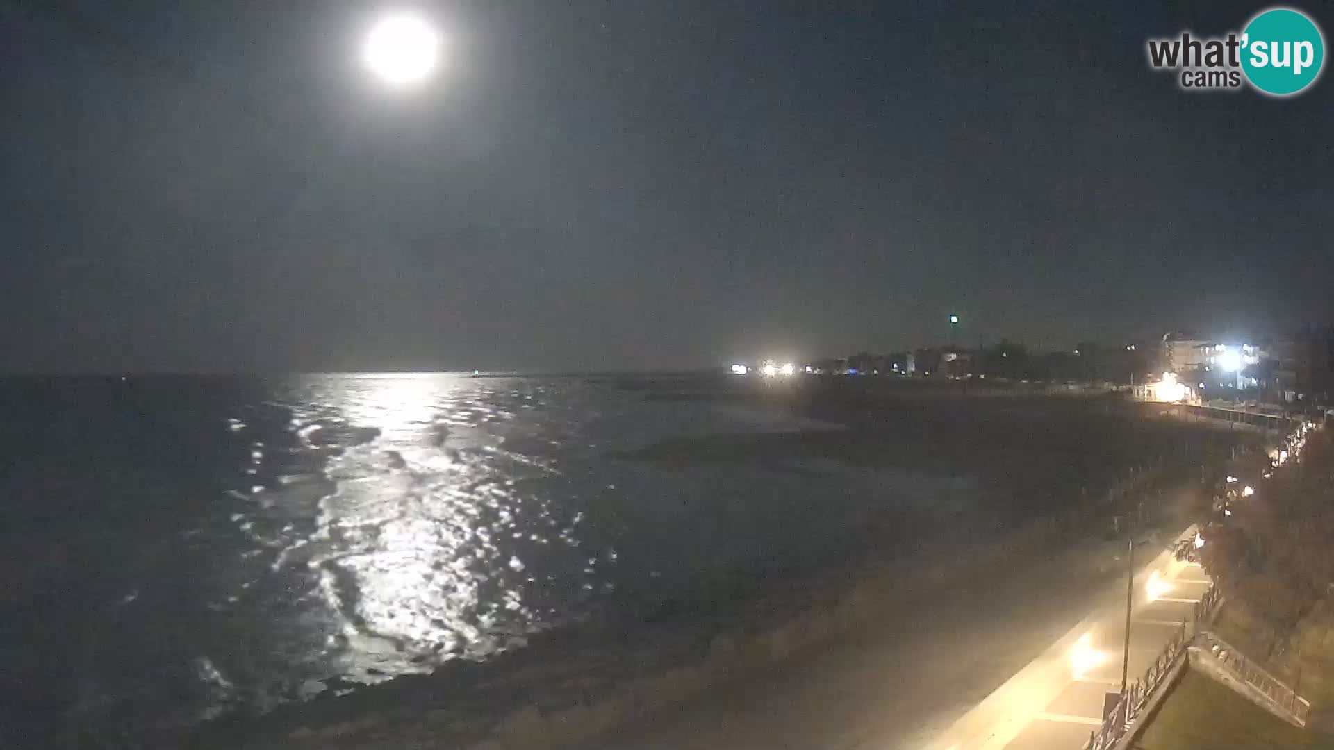 Webcam Caorle Ponente – Blick von Marinai di Caorle