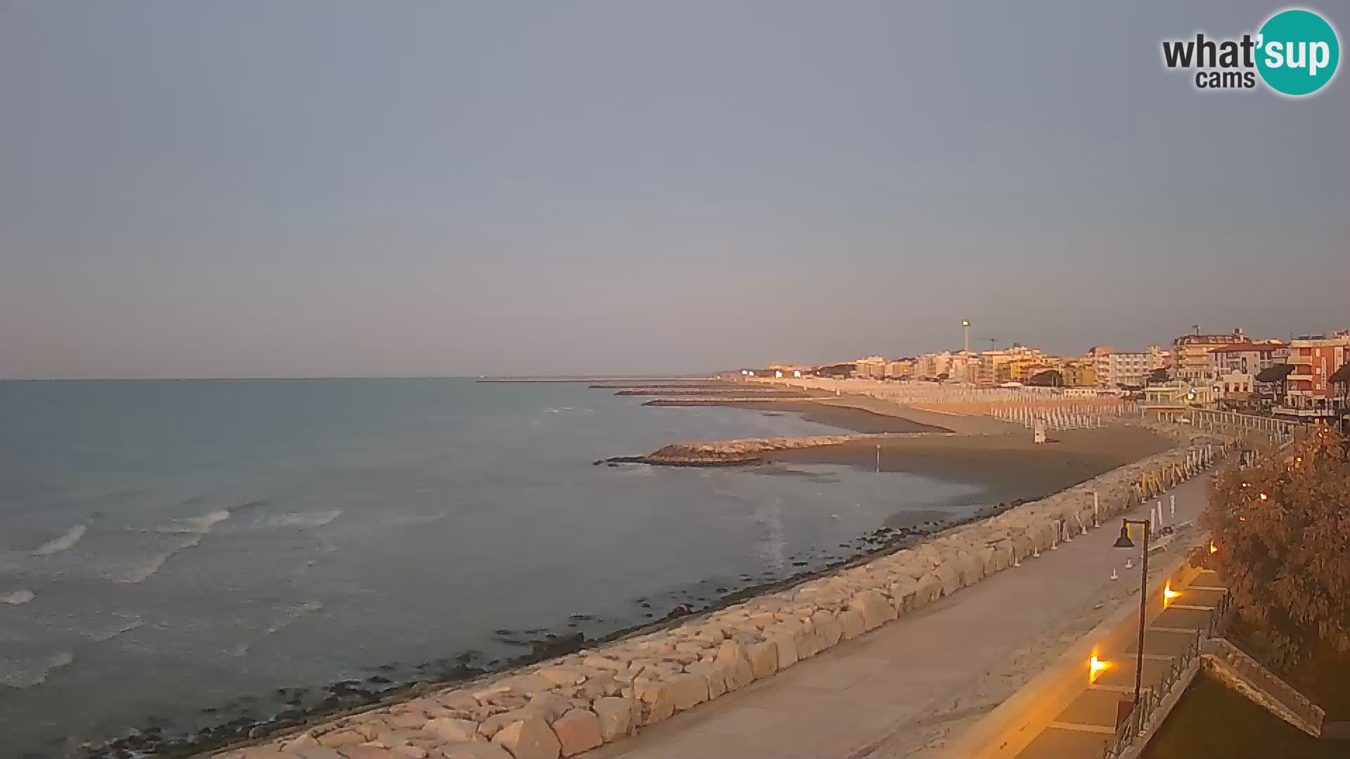 Webcam Caorle Ponente – Blick von Marinai di Caorle