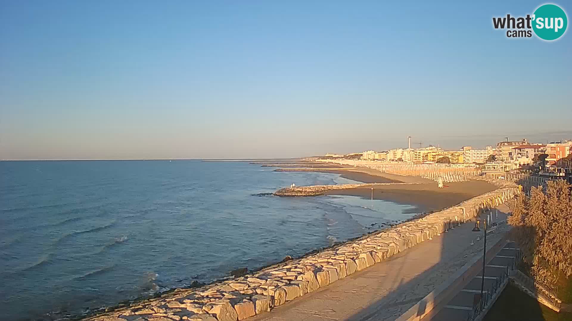 Webcam Caorle Ponente – Vista desde Marinai di Caorle