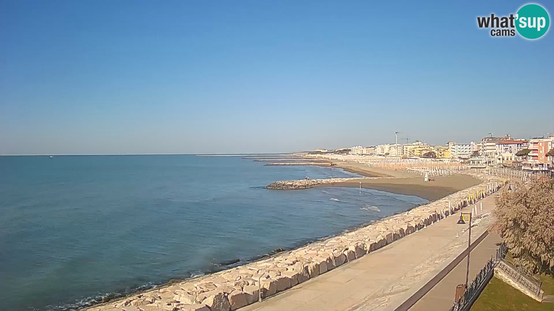 Webcam Caorle Ponente – View from Marinai di Caorle