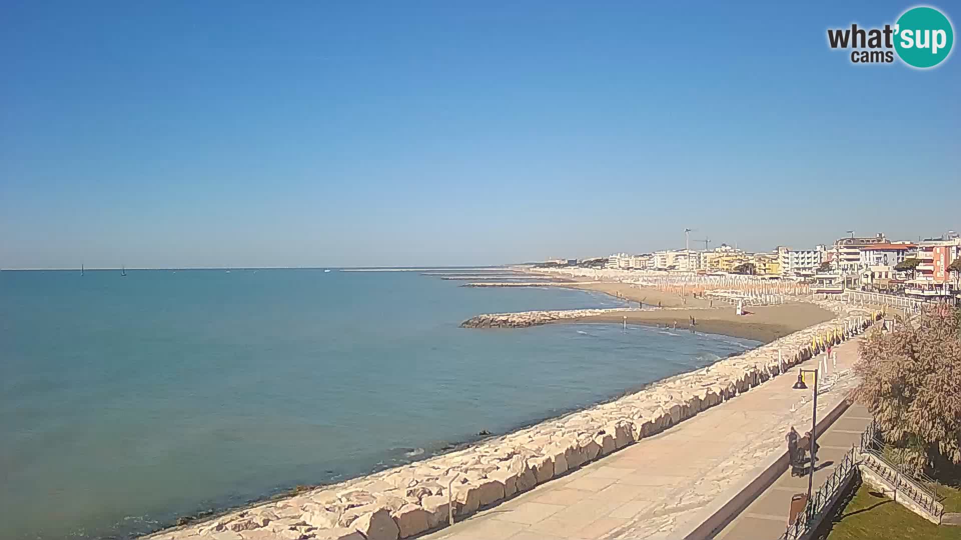 Webcam Caorle Ponente – View from Marinai di Caorle