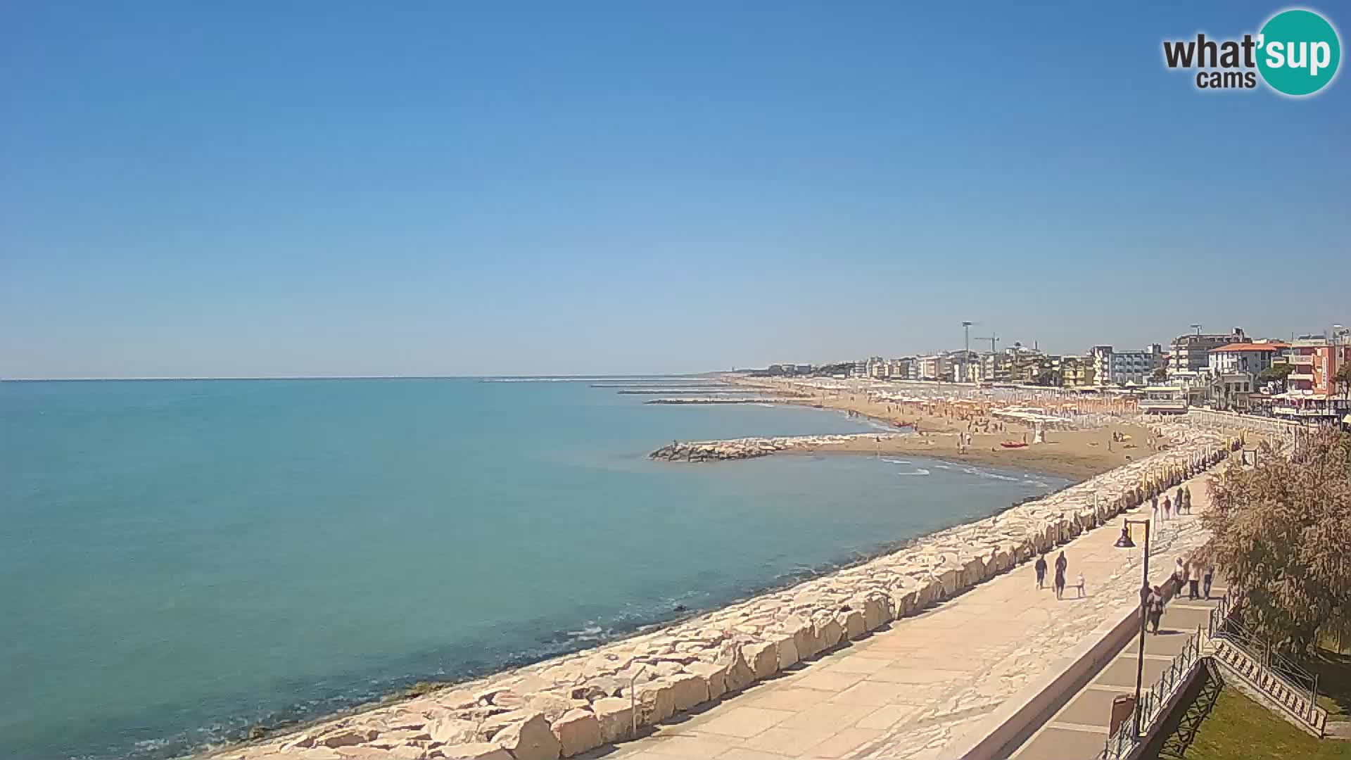 Kamera Caorle Ponente – Pogled iz “Marinai di Caorle”
