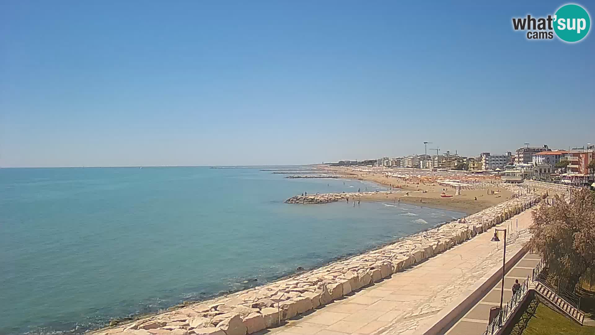 Kamera Caorle Ponente – Pogled iz “Marinai di Caorle”