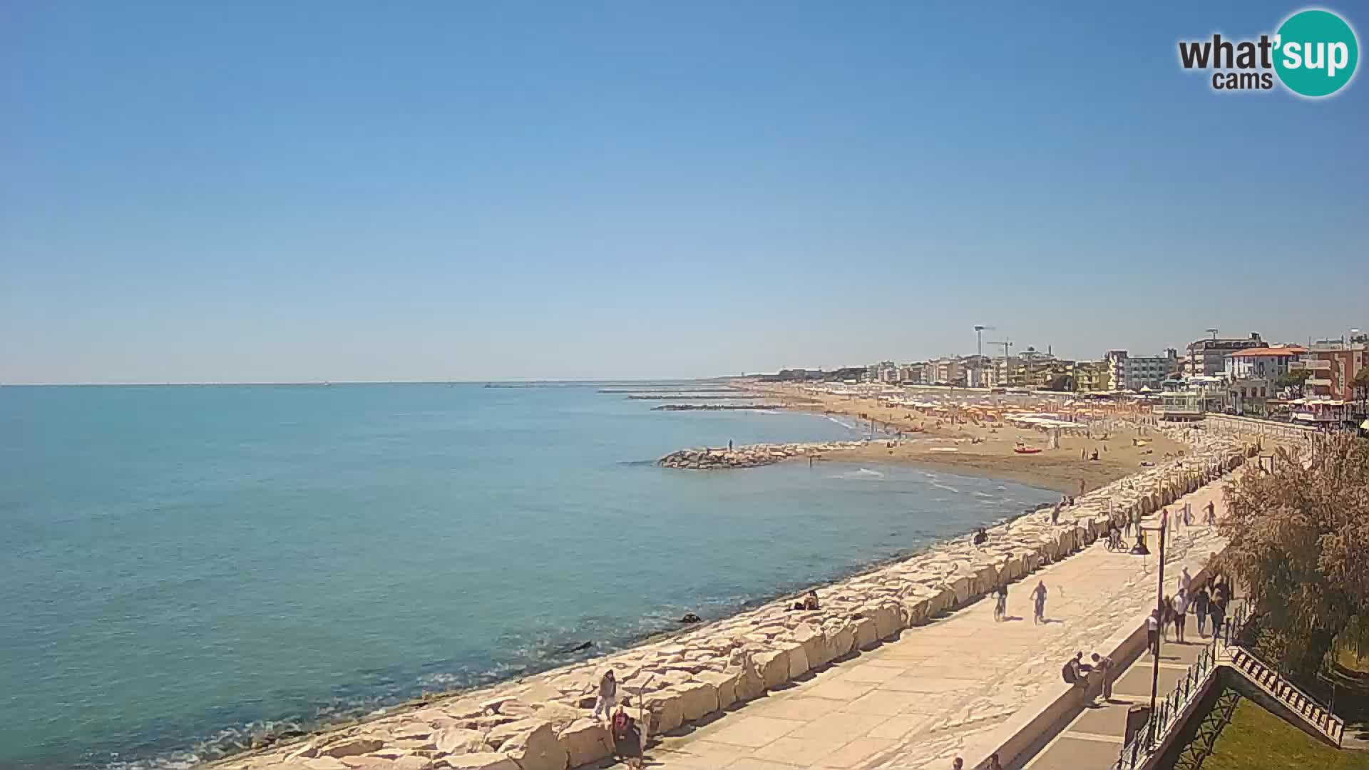 Webcam Caorle Ponente – View from Marinai di Caorle