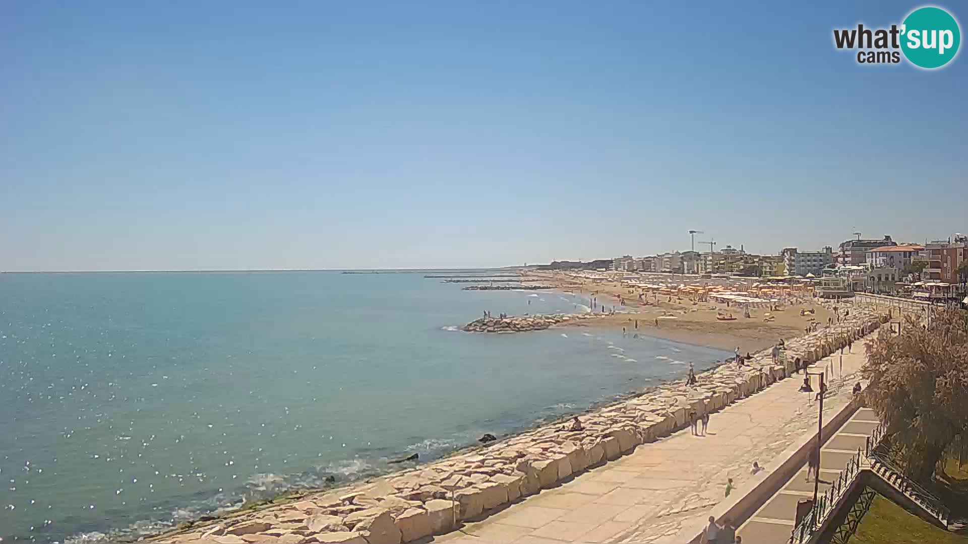 Webcam Caorle Ponente – panorama dall’ASS. Marinai di Caorle