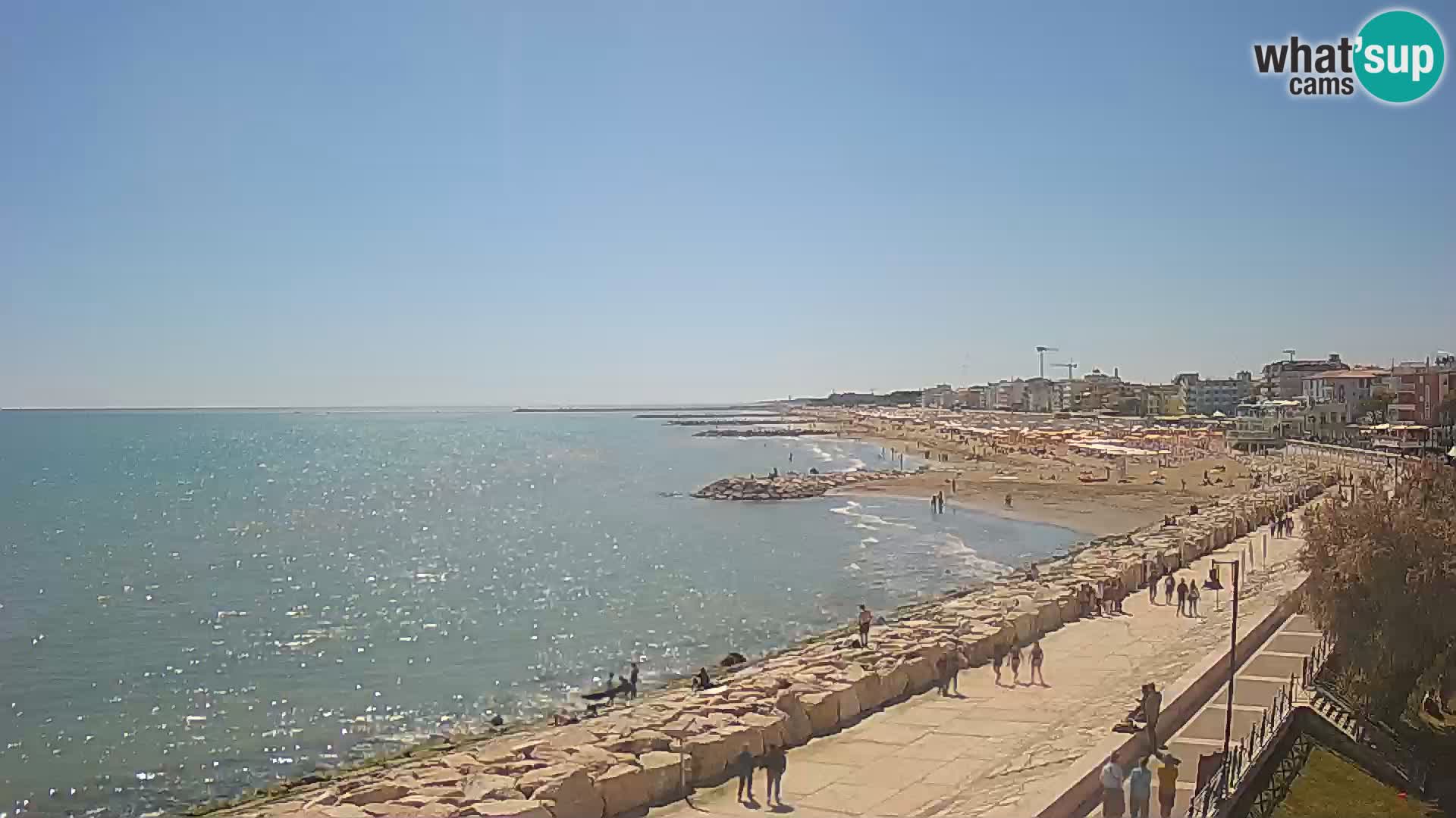 Webcam Caorle Ponente – Vista desde Marinai di Caorle