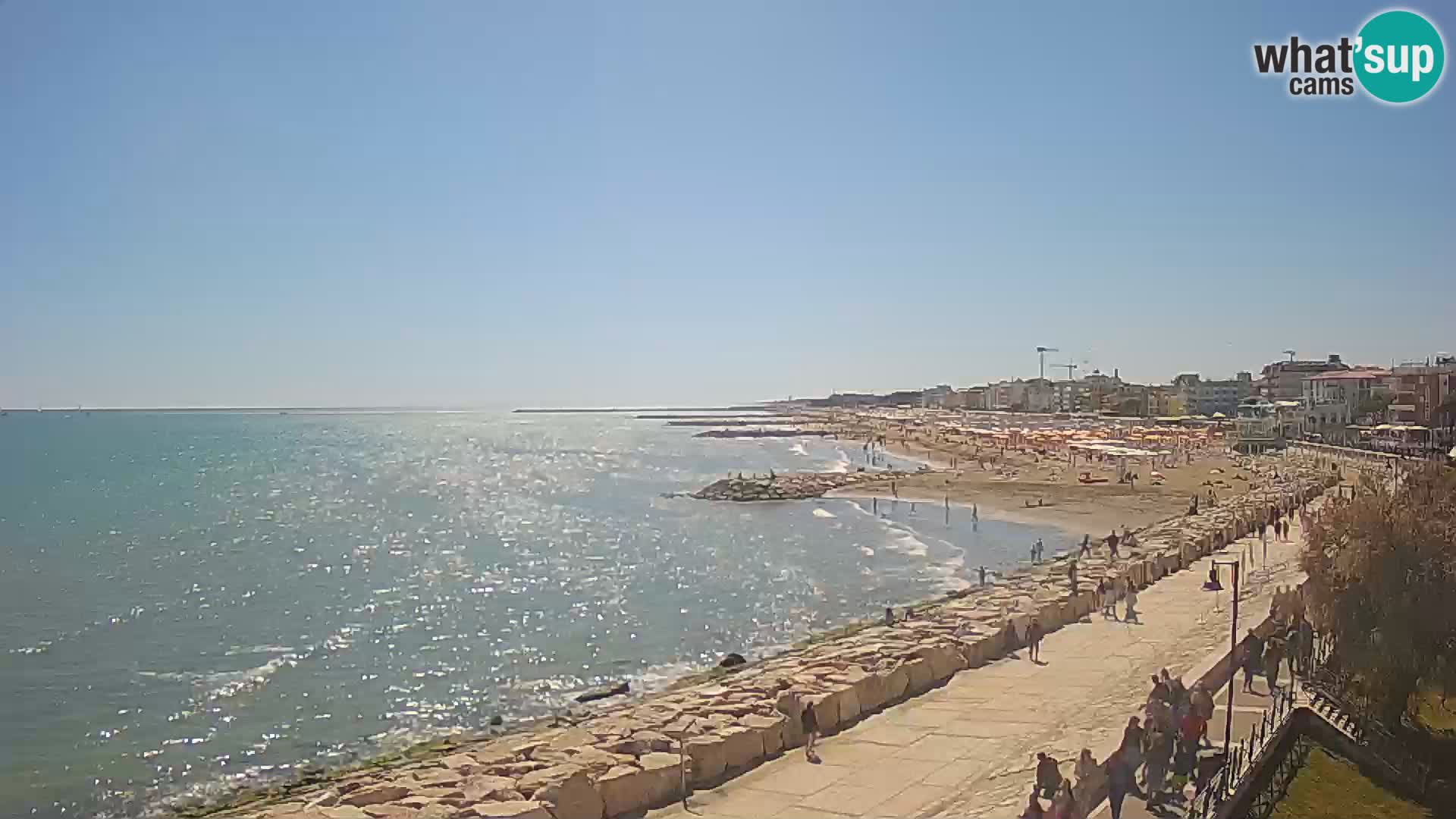 Kamera Caorle Ponente – Pogled iz “Marinai di Caorle”