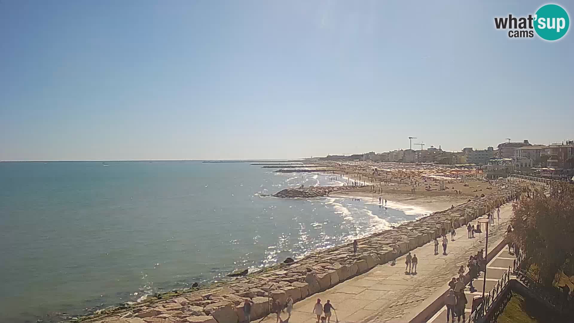 Webcam Caorle Ponente – panorama dall’ASS. Marinai di Caorle