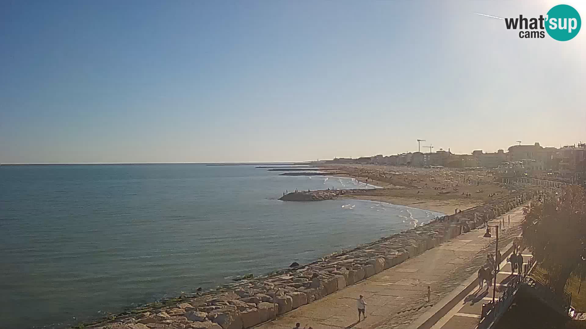 Webcam Caorle Ponente – View from Marinai di Caorle