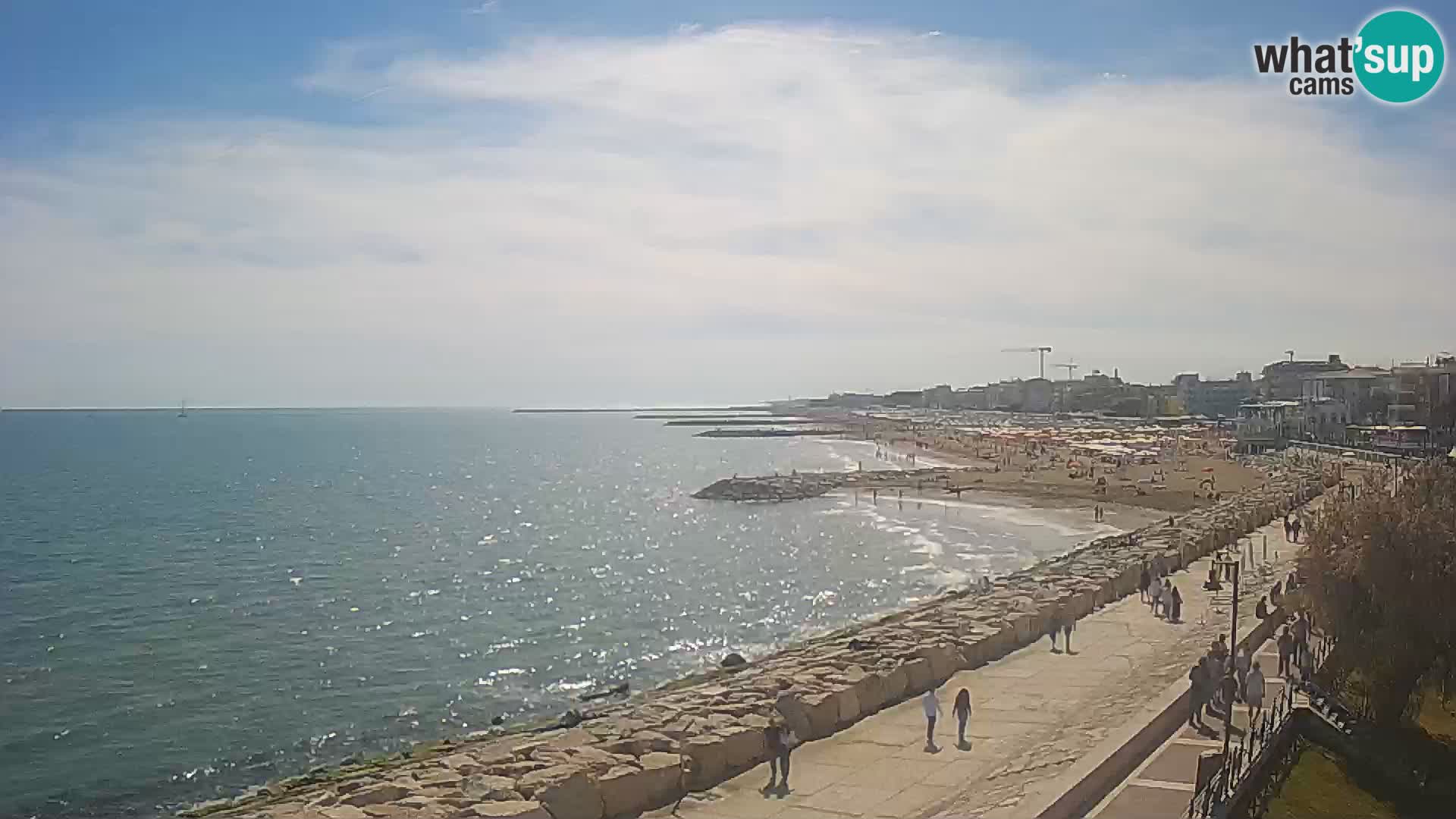 Webcam Caorle Ponente – View from Marinai di Caorle