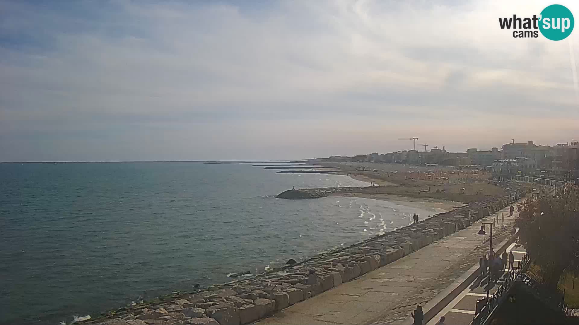 Webcam Caorle Ponente – View from Marinai di Caorle
