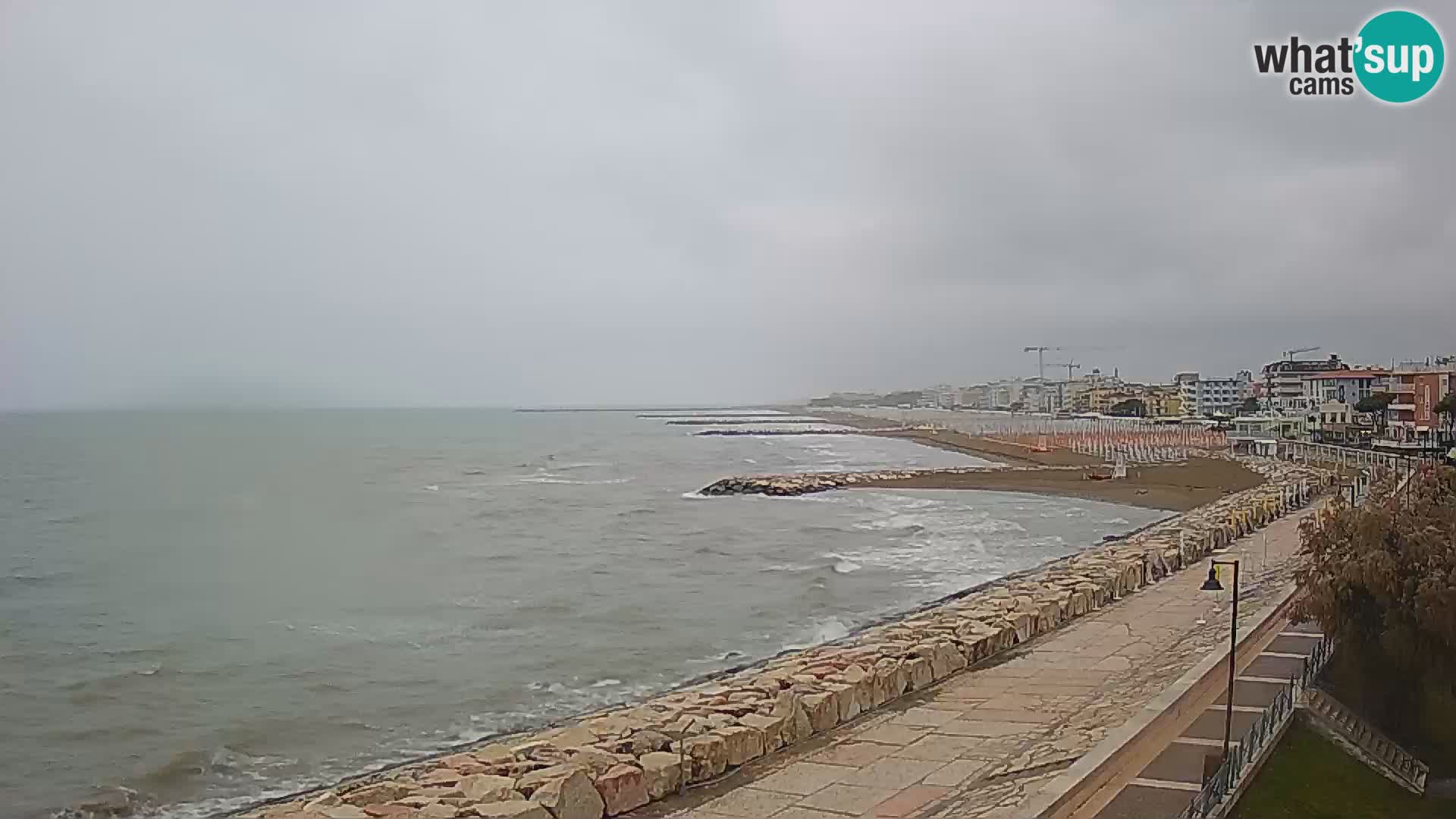 Webcam Caorle Ponente – Blick von Marinai di Caorle