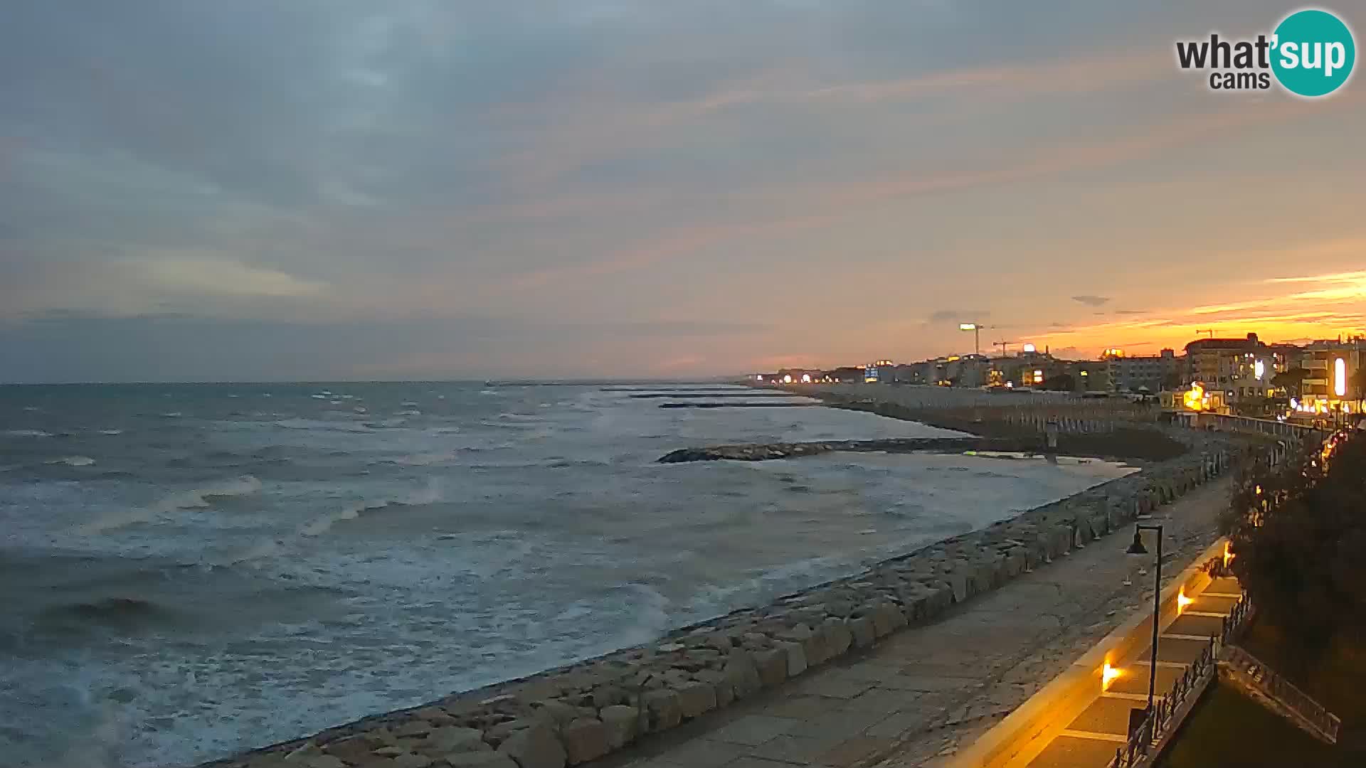 Kamera Caorle Ponente – Pogled iz “Marinai di Caorle”