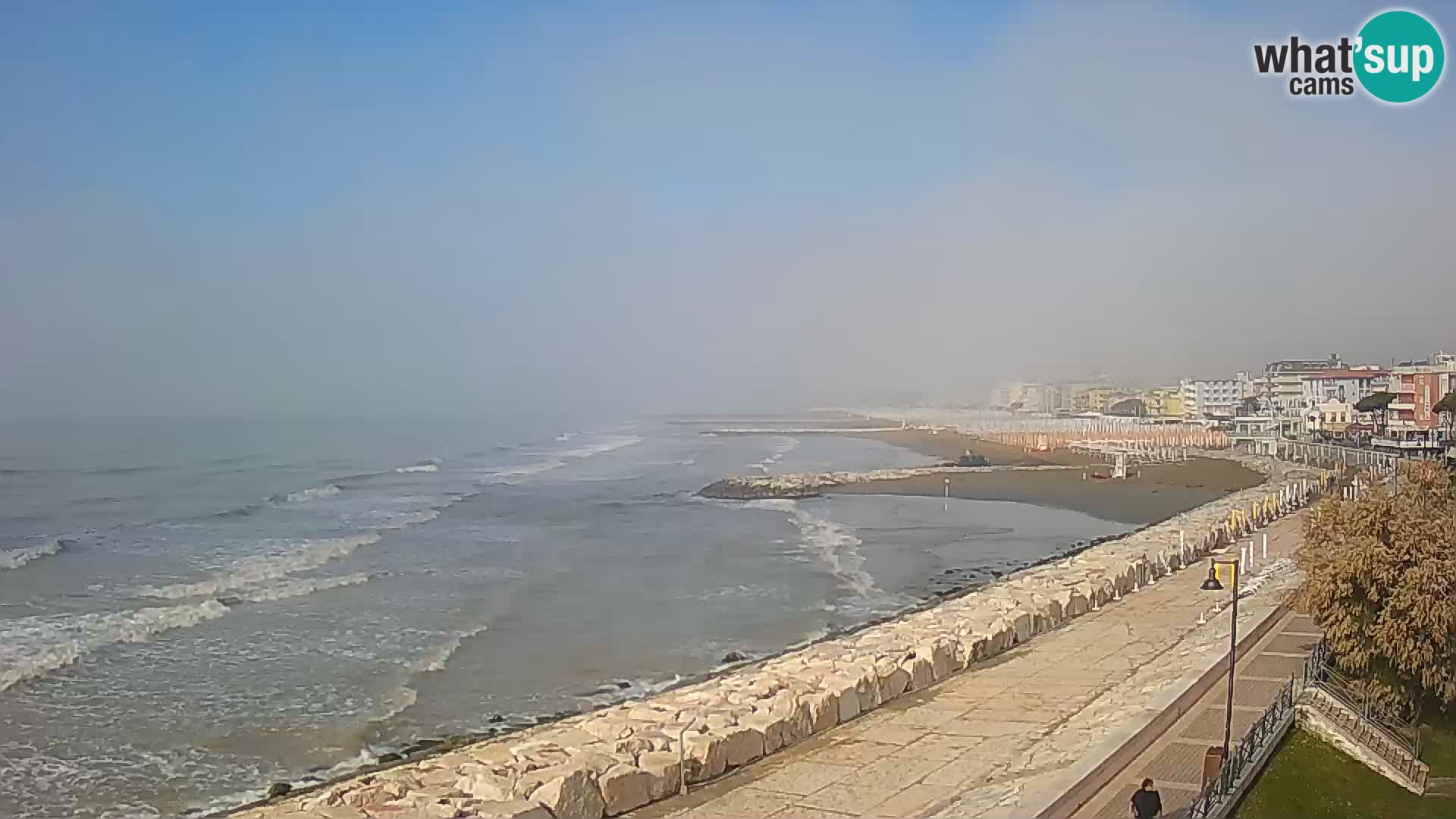 Webcam Caorle Ponente – Blick von Marinai di Caorle
