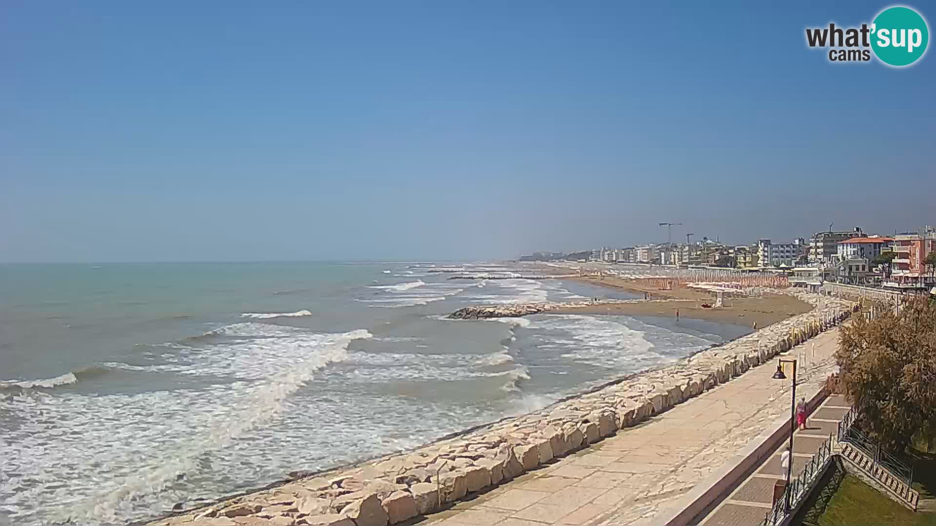 Webcam Caorle Ponente – View from Marinai di Caorle