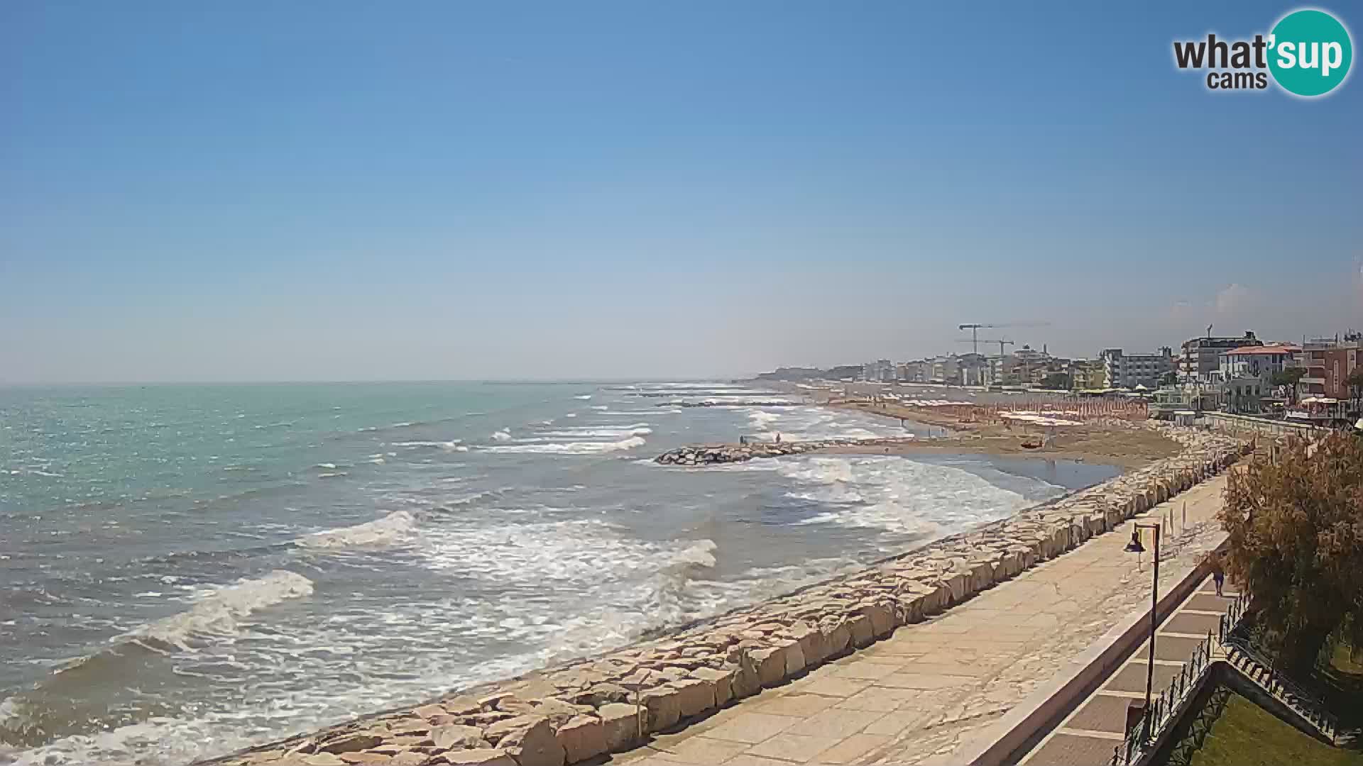 Webcam Caorle Ponente – panorama dall’ASS. Marinai di Caorle