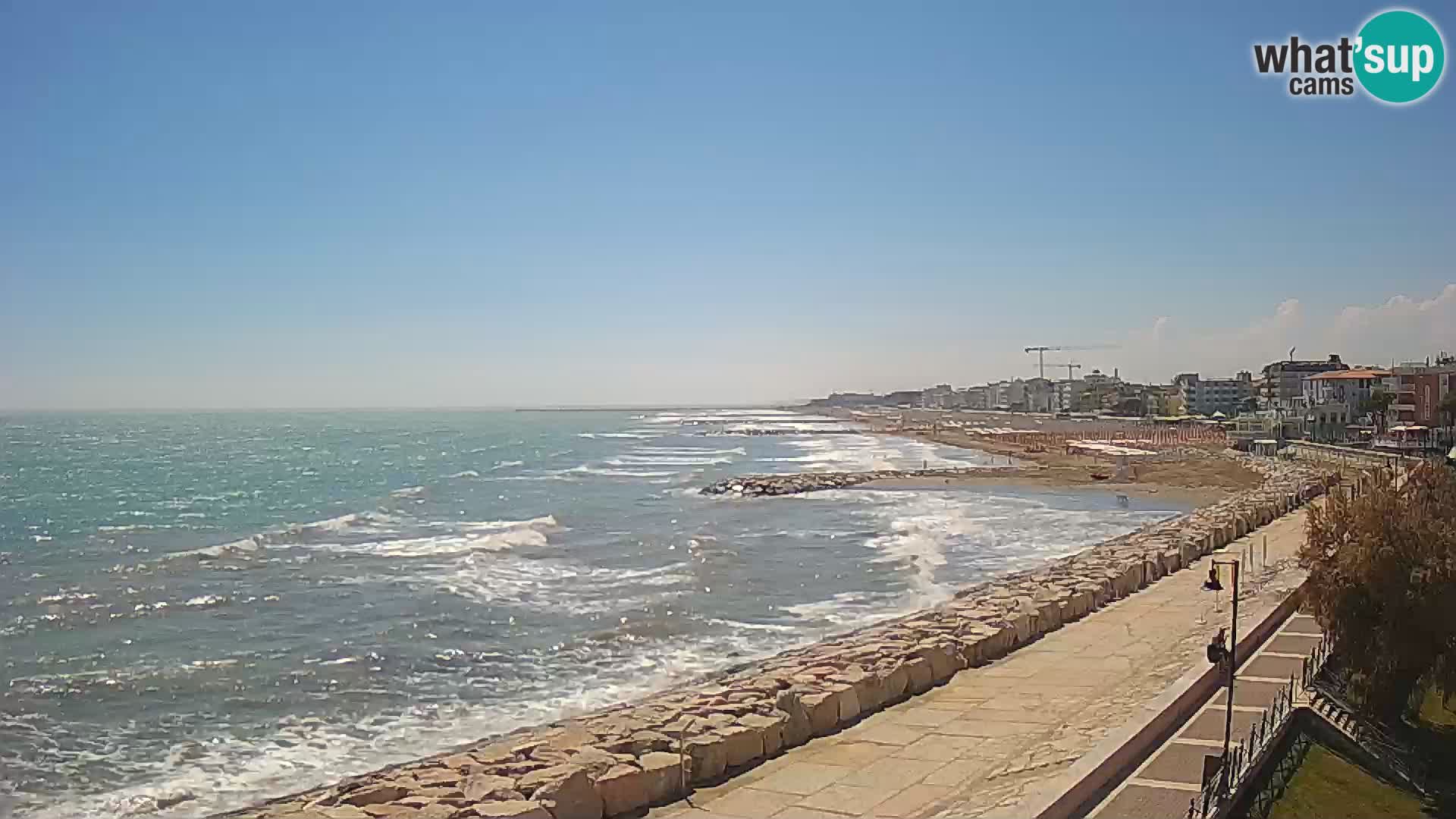 Webcam Caorle Ponente – View from Marinai di Caorle