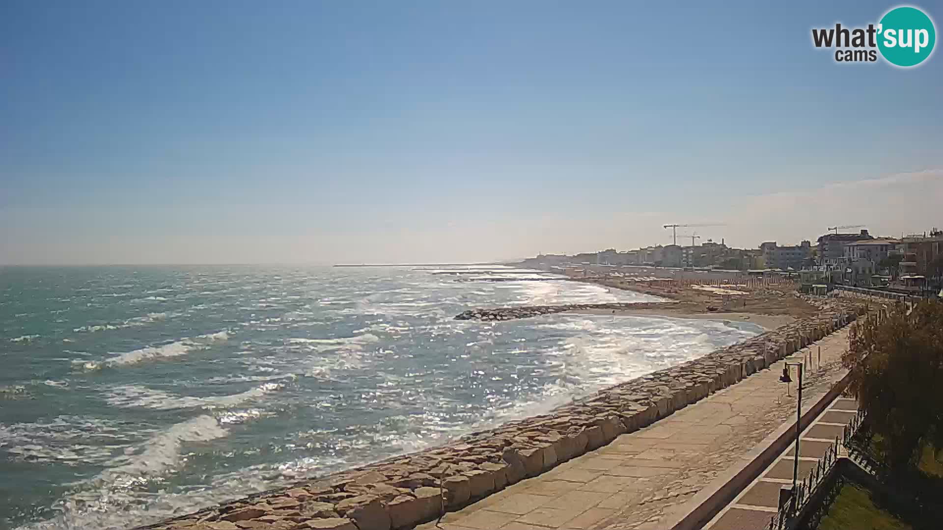 Webcam Caorle Ponente – Vista desde Marinai di Caorle