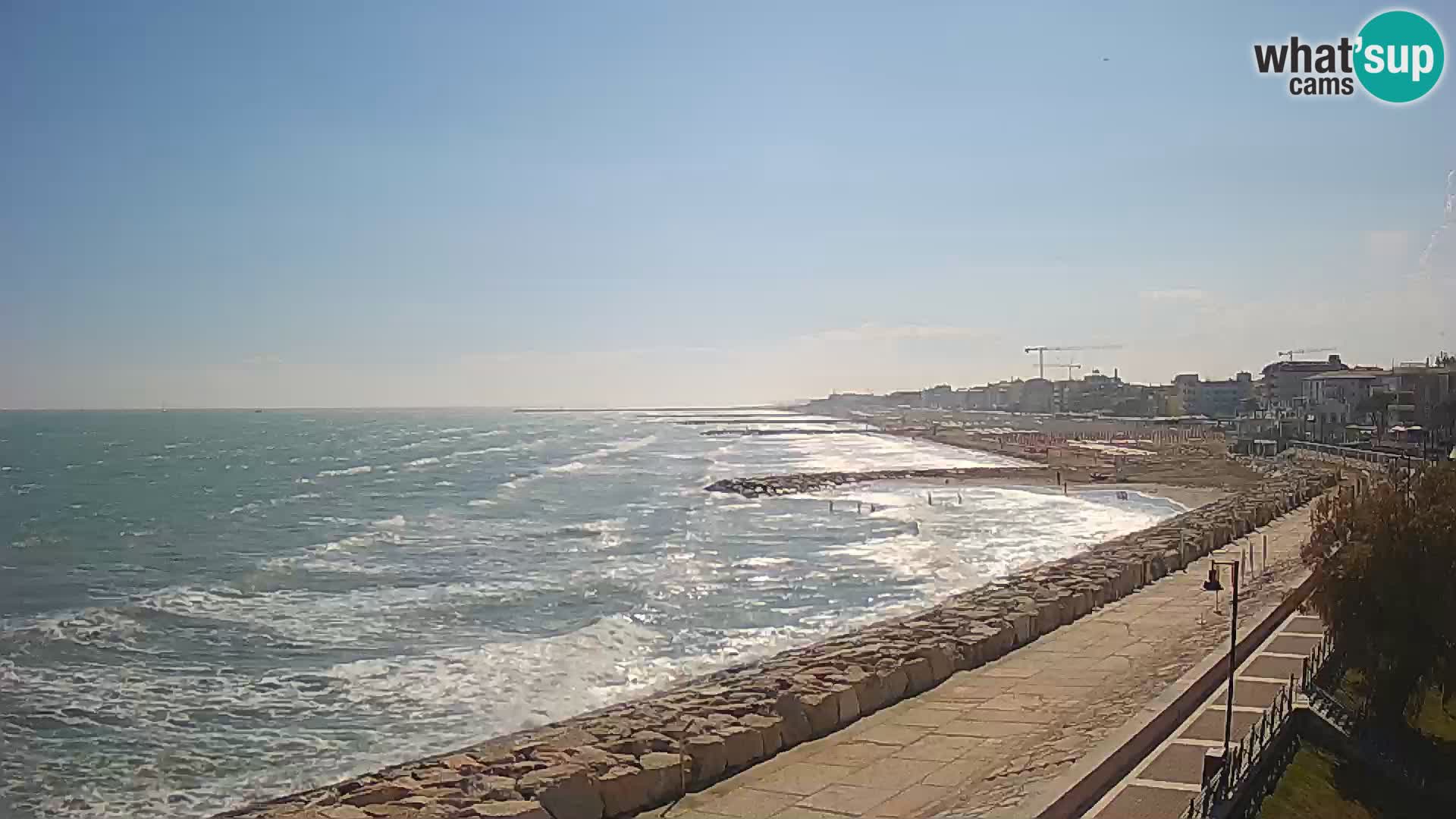 Webcam Caorle Ponente – View from Marinai di Caorle