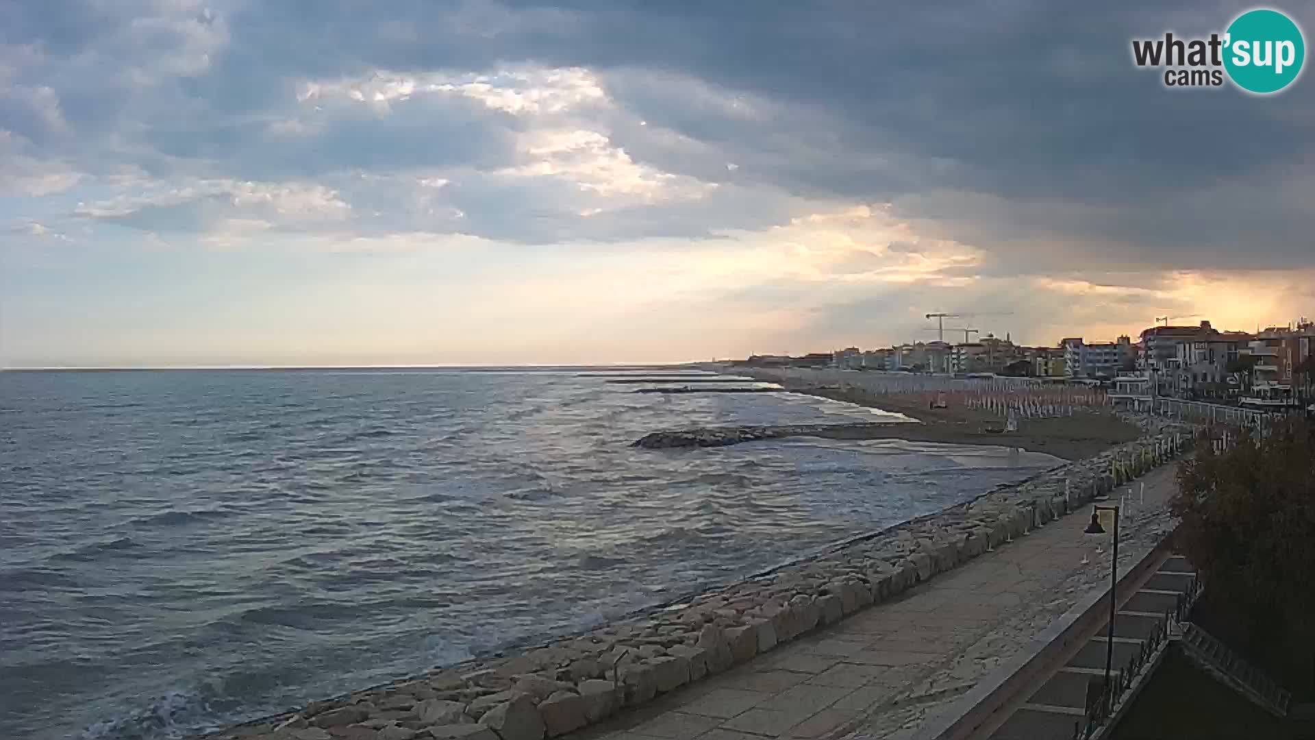 Webcam Caorle Ponente – panorama dall’ASS. Marinai di Caorle