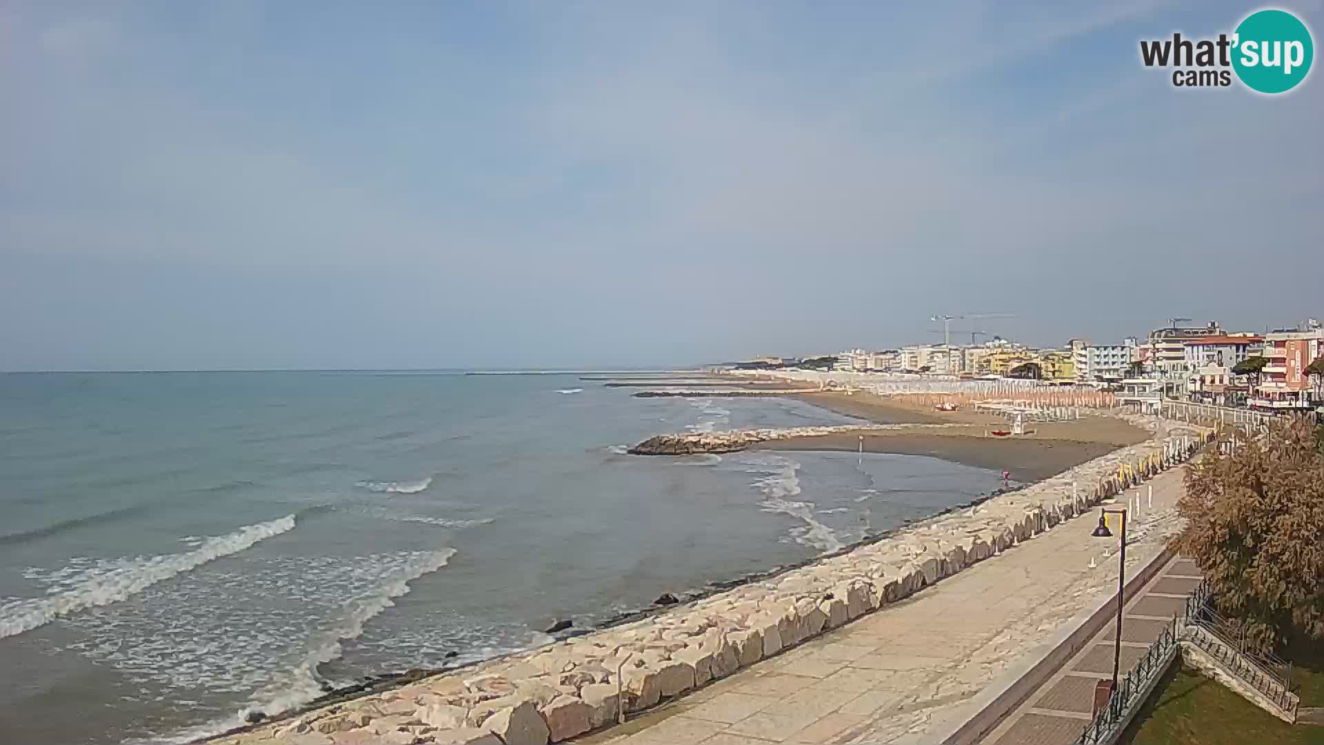 Webcam Caorle Ponente – Blick von Marinai di Caorle