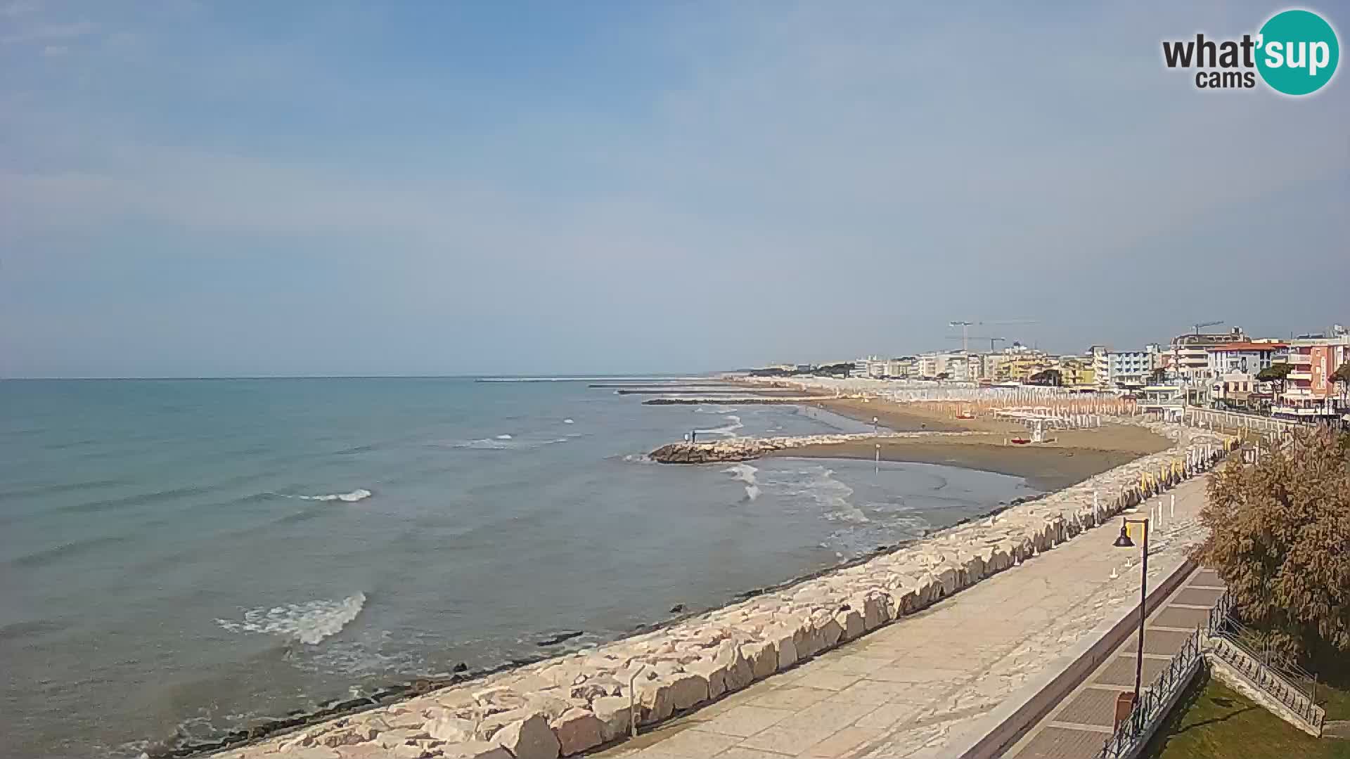 Webcam Caorle Ponente – Blick von Marinai di Caorle