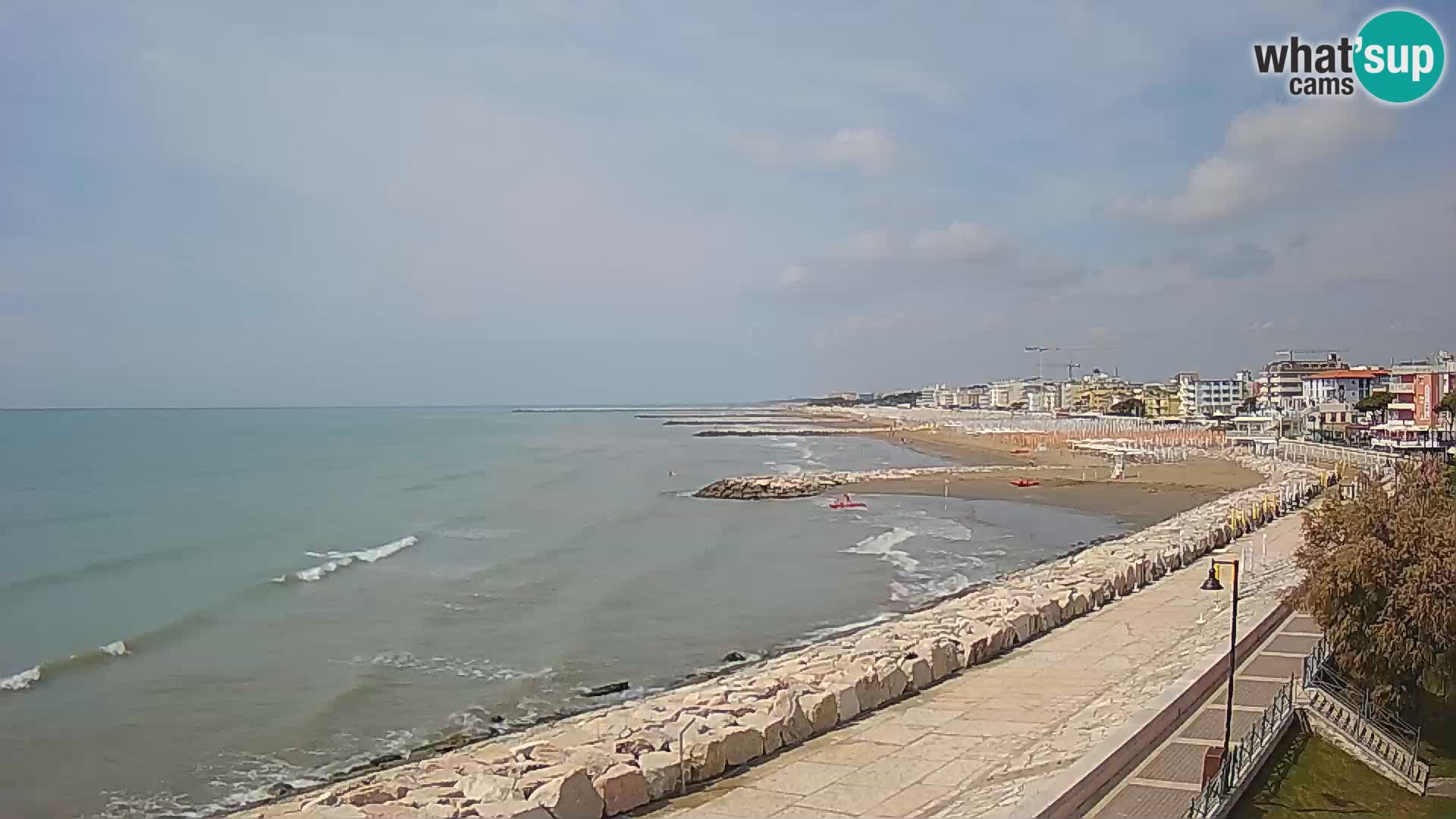Webcam Caorle Ponente – Blick von Marinai di Caorle