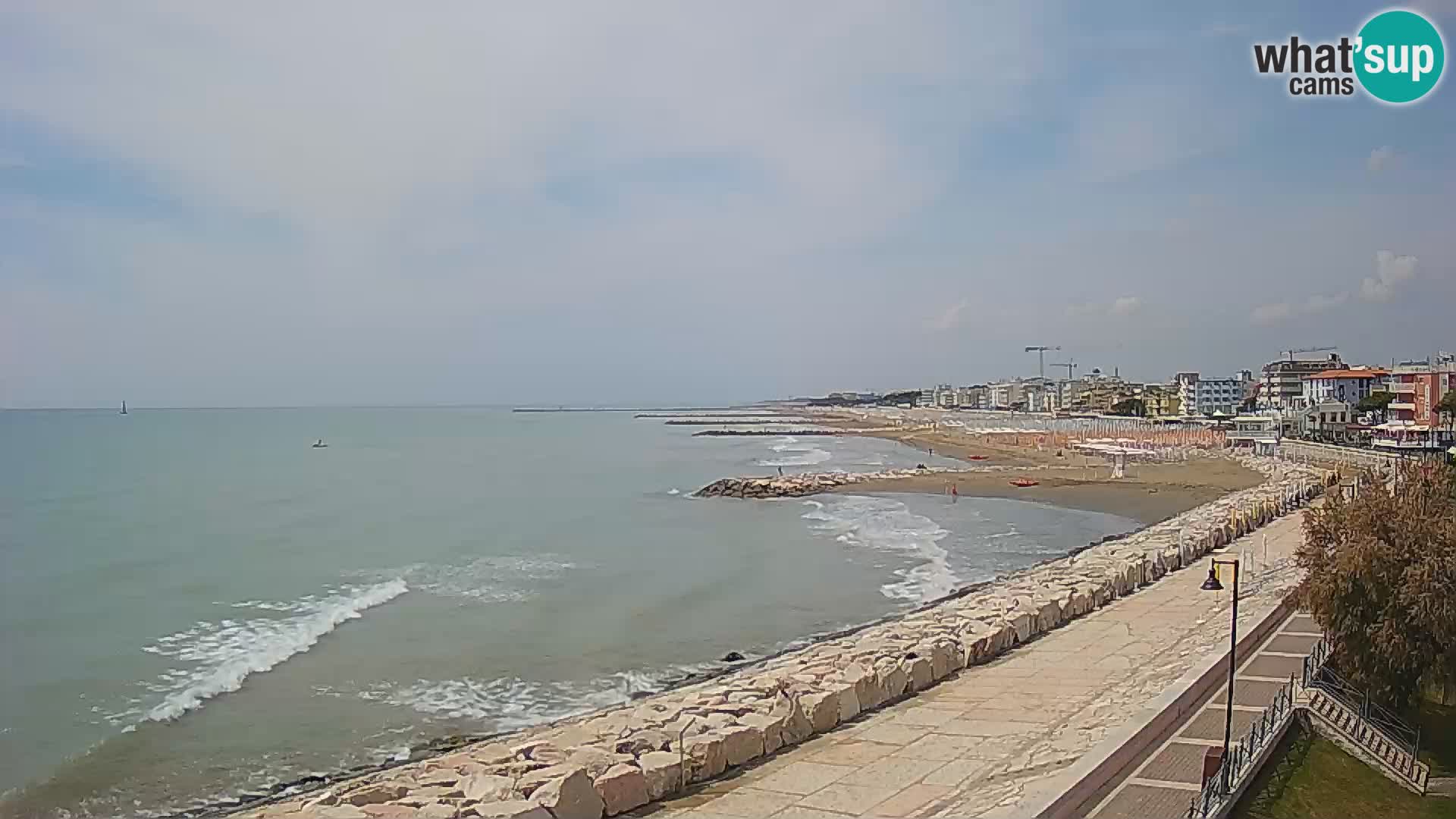 Webcam Caorle Ponente – Blick von Marinai di Caorle
