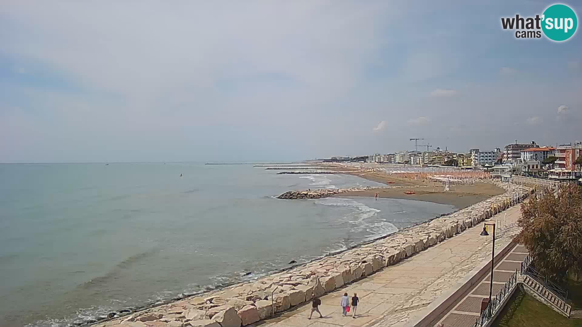 Webcam Caorle Ponente – Blick von Marinai di Caorle