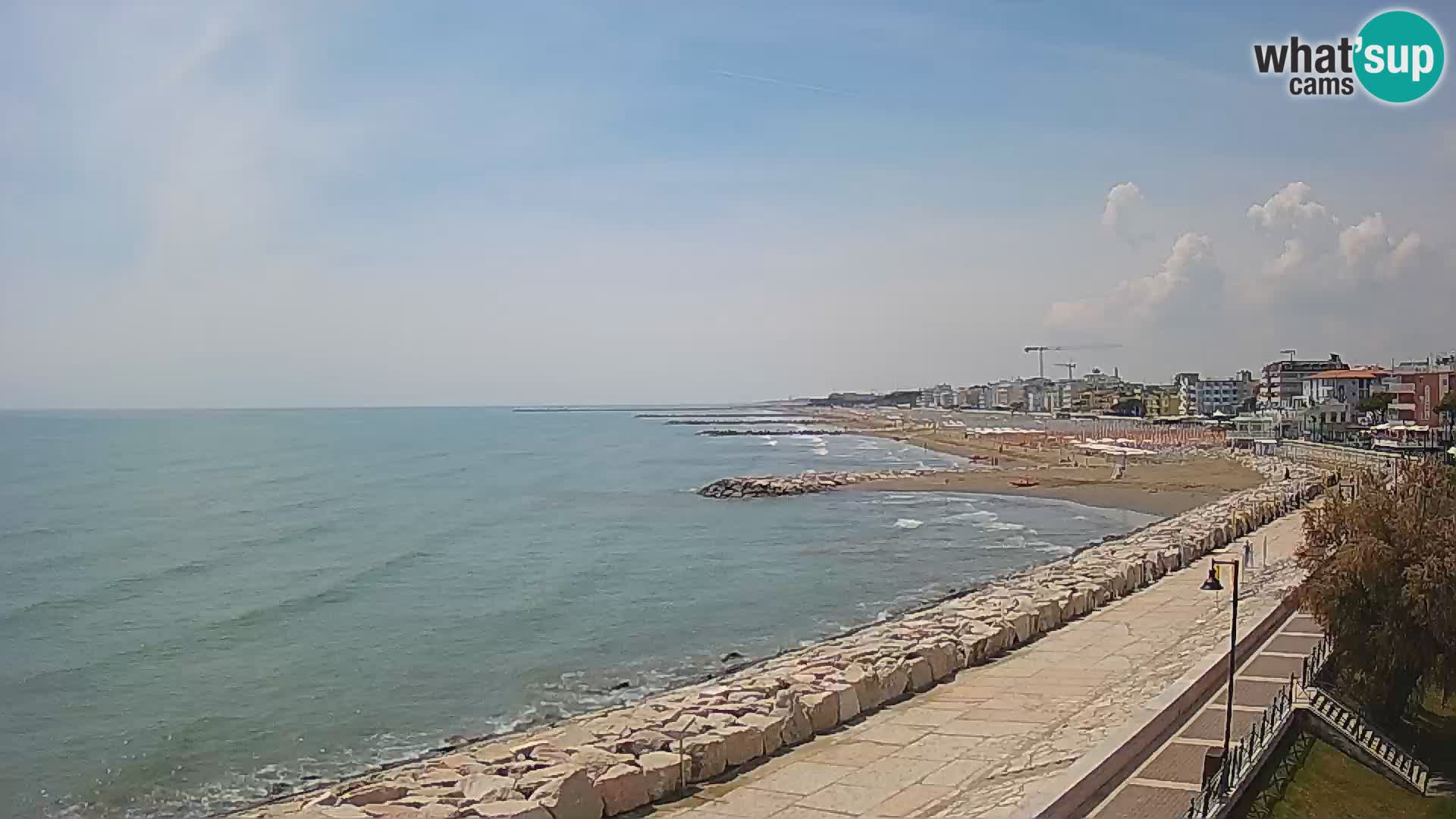 Webcam Caorle Ponente – Blick von Marinai di Caorle
