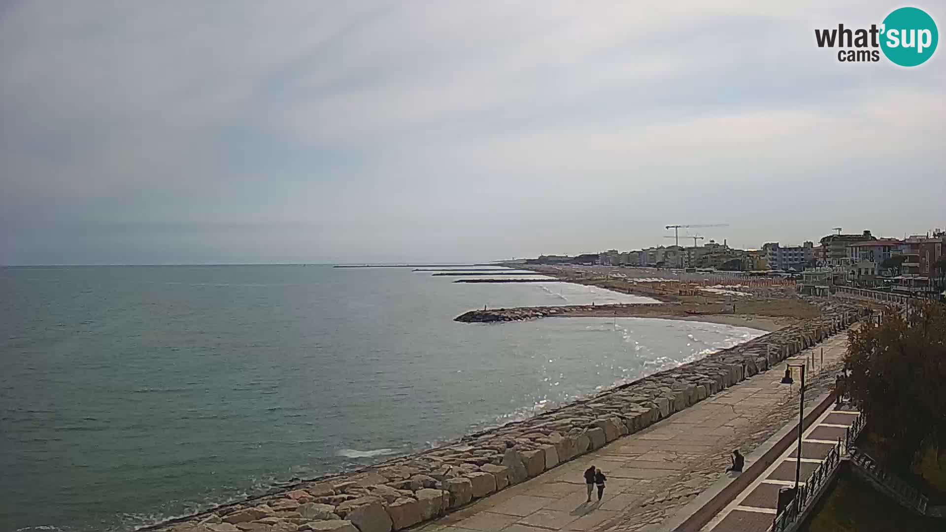 Webcam Caorle Ponente – Vue depuis les Marinai di Caorle