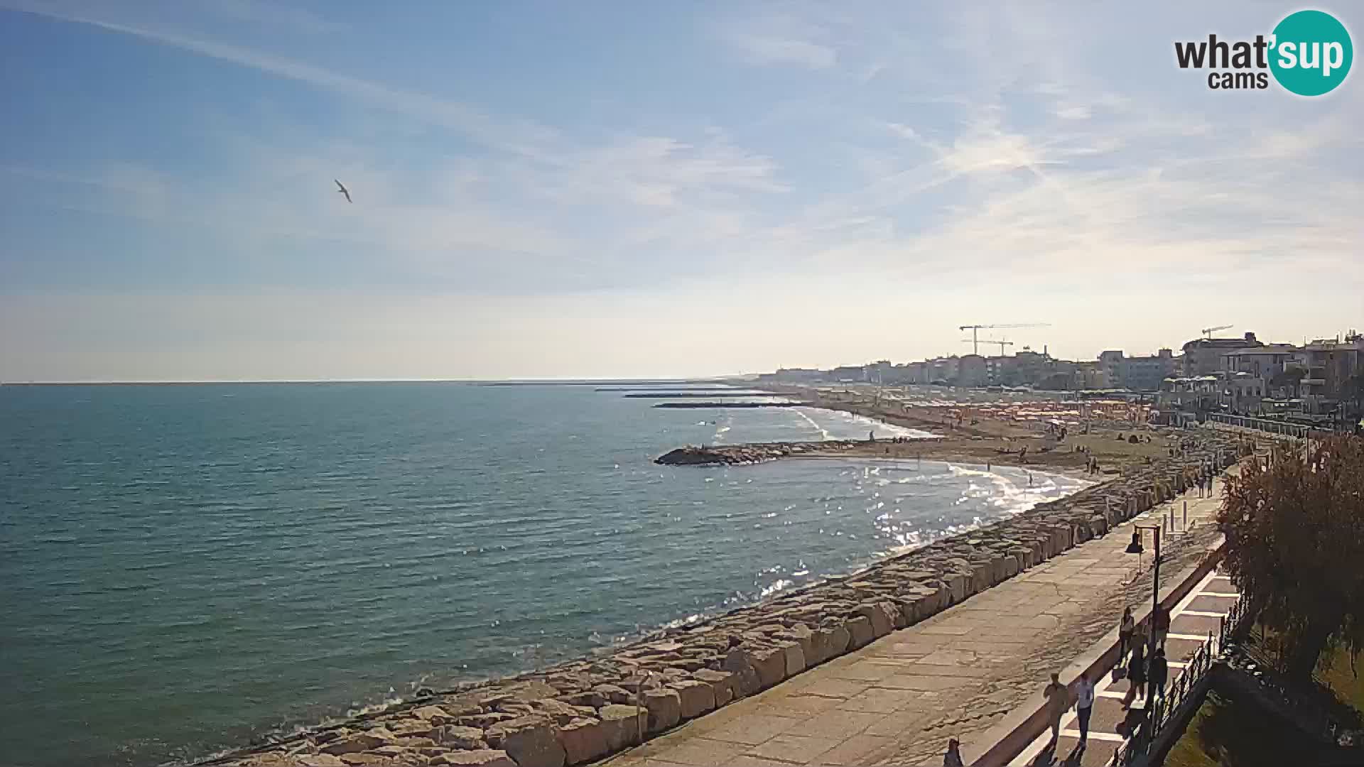 Webcam Caorle Ponente – View from Marinai di Caorle