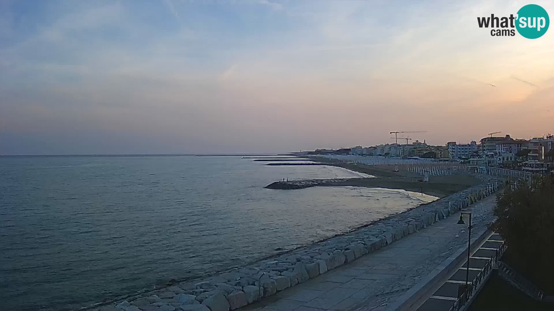 Webcam Caorle Ponente – Vue depuis les Marinai di Caorle
