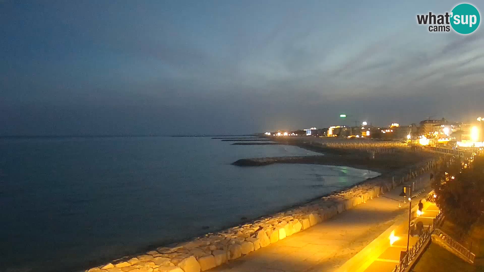 Webcam Caorle Ponente – Vue depuis les Marinai di Caorle