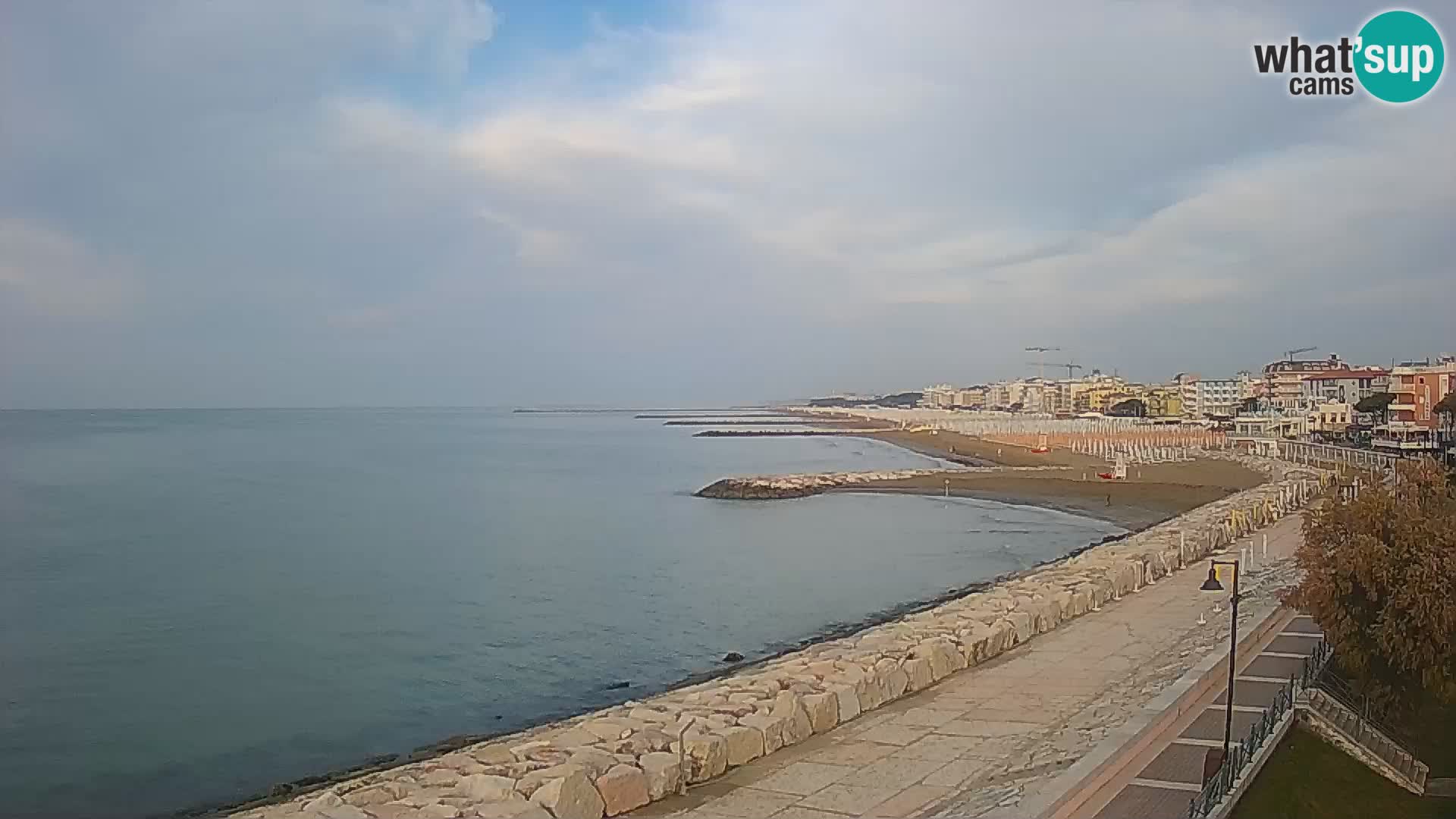 Webcam Caorle Ponente – Blick von Marinai di Caorle
