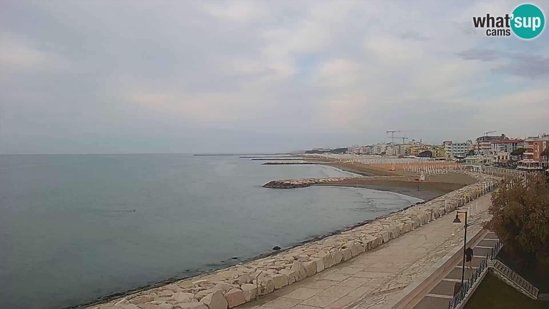 Webcam Caorle Ponente – Vue depuis les Marinai di Caorle