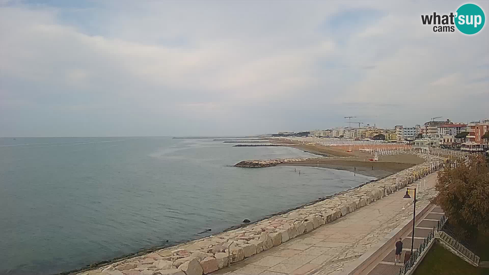 Webcam Caorle Ponente – Blick von Marinai di Caorle