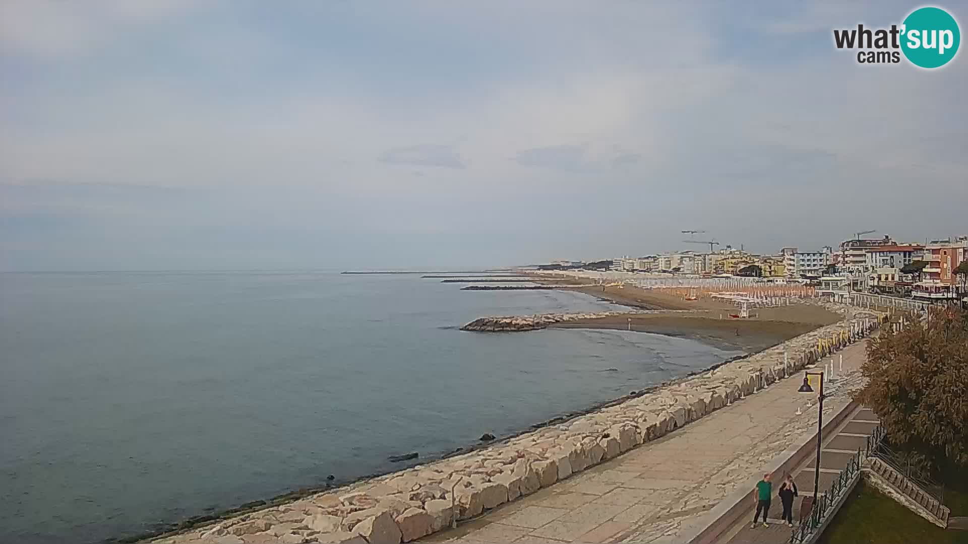 Webcam Caorle Ponente – Blick von Marinai di Caorle