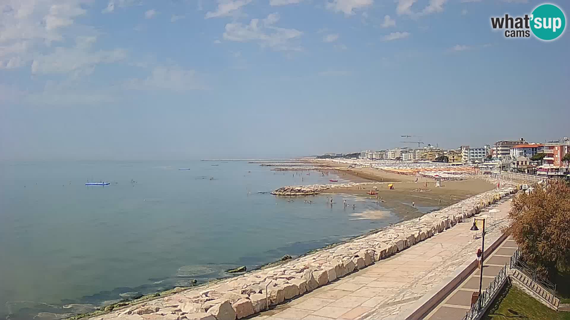 Webcam Caorle Ponente – Vue depuis les Marinai di Caorle