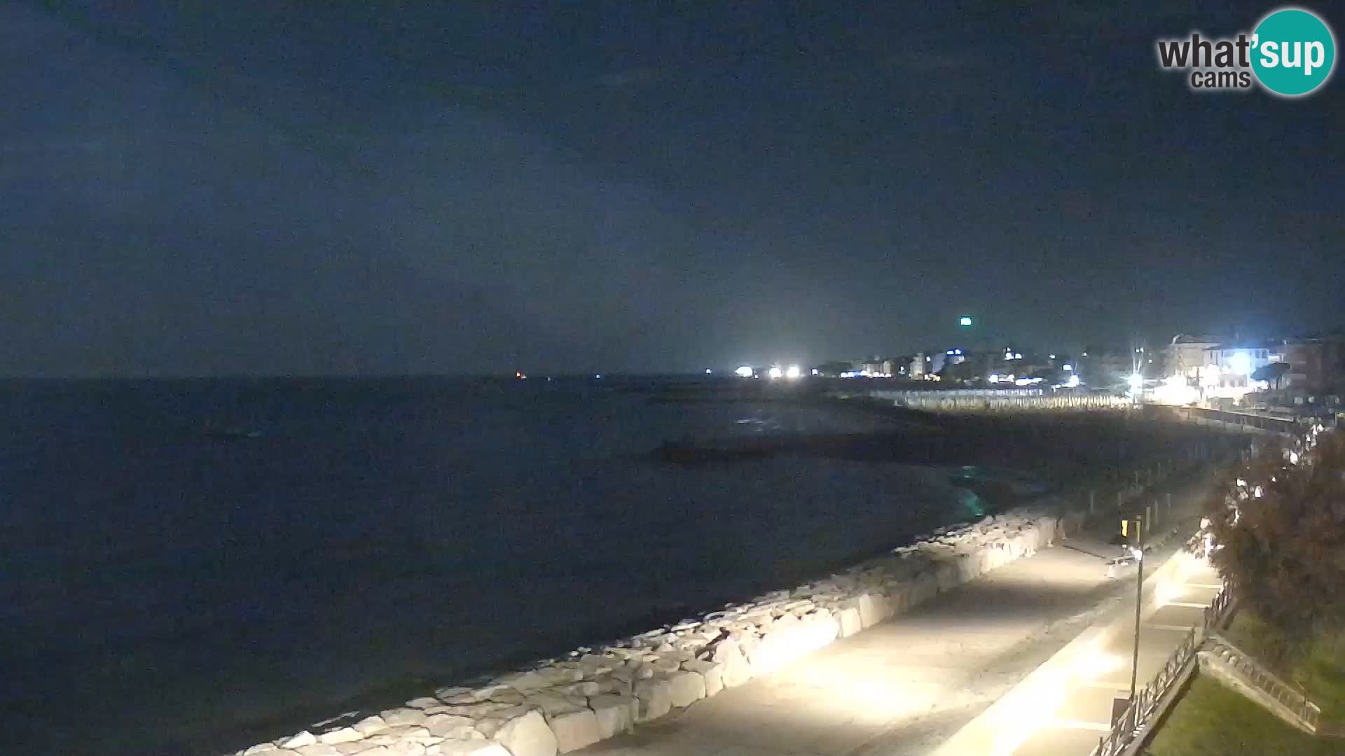 Webcam Caorle Ponente – Blick von Marinai di Caorle