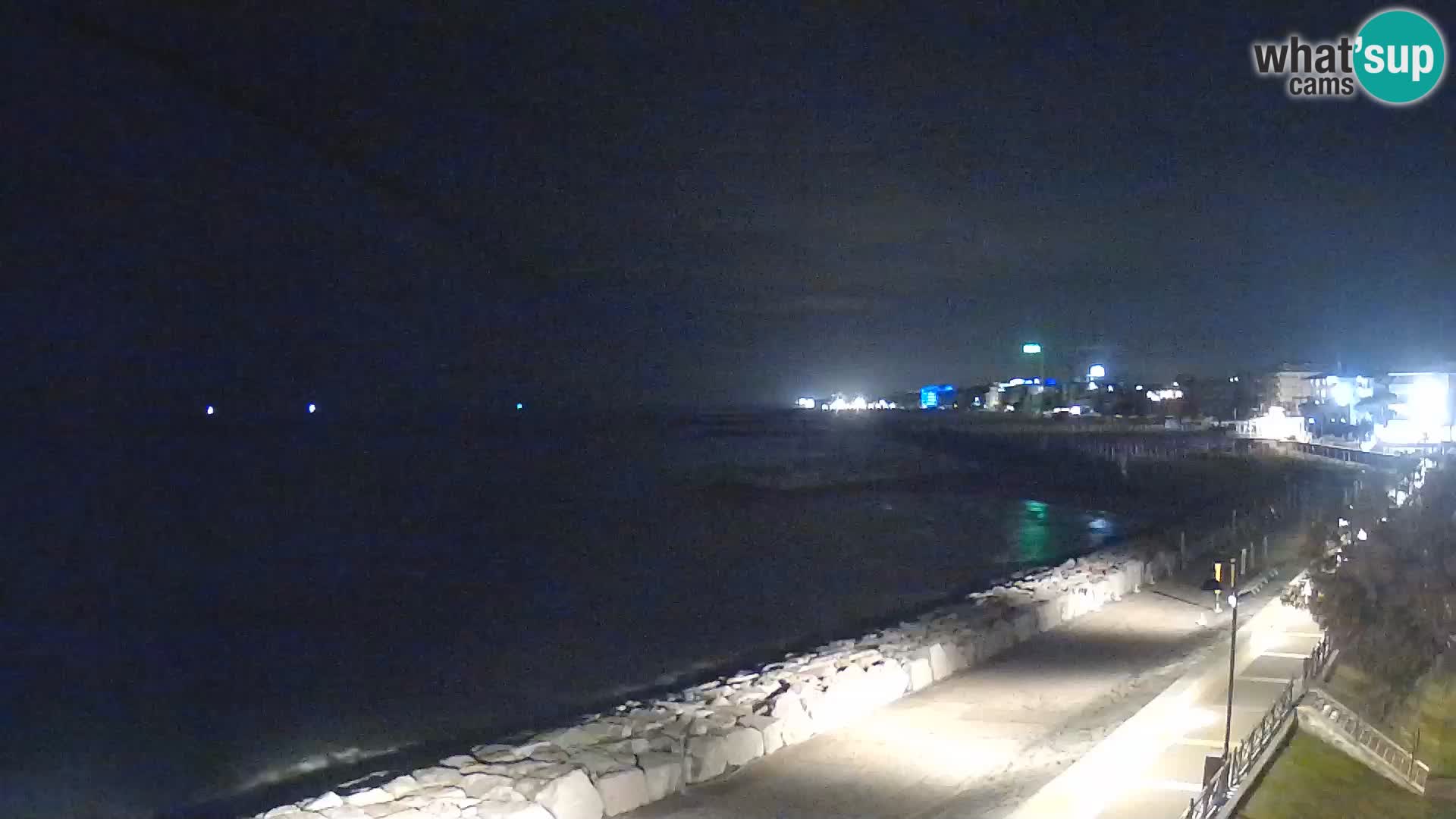 Webcam Caorle Ponente – Blick von Marinai di Caorle