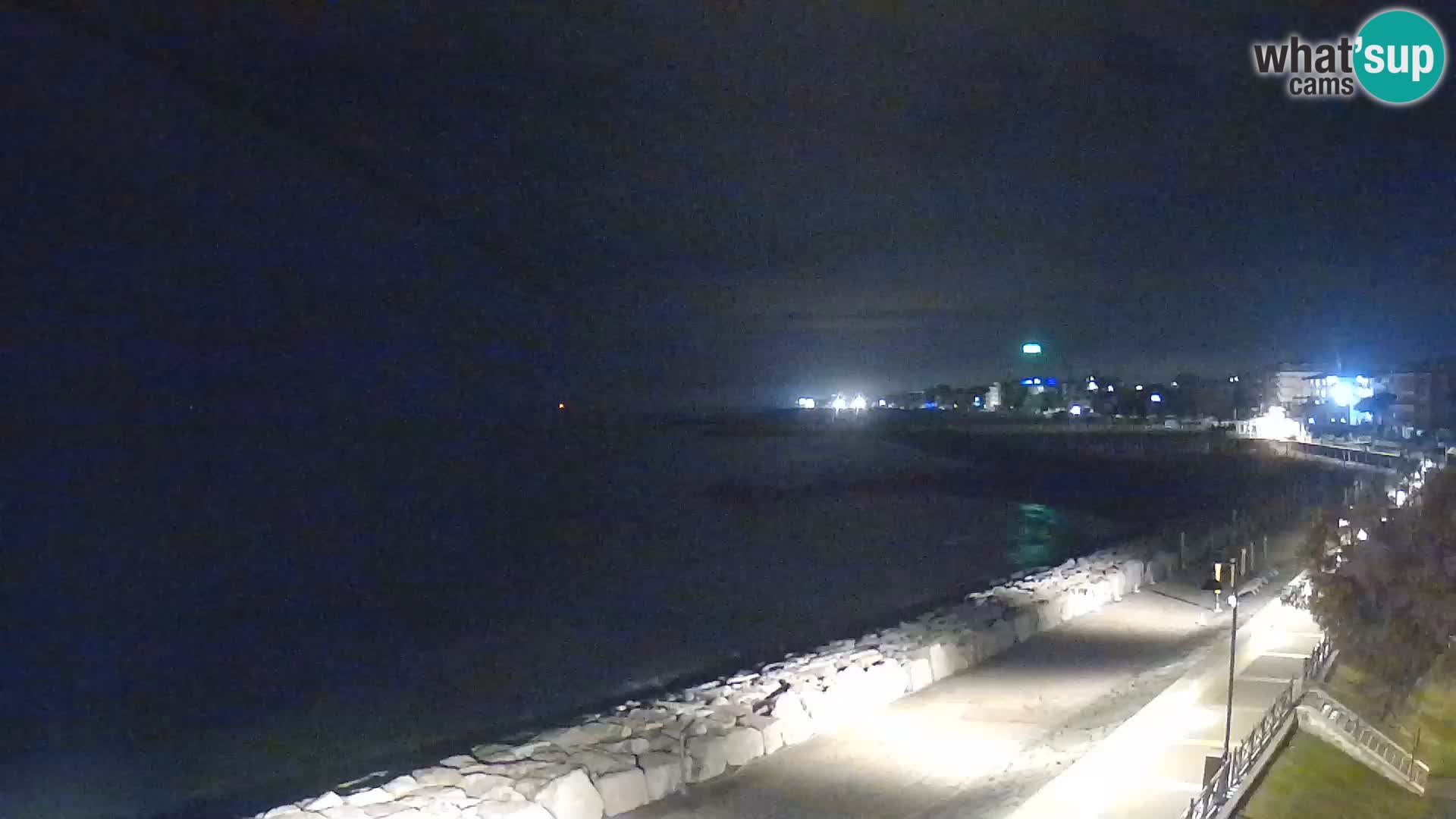 Webcam Caorle Ponente – Blick von Marinai di Caorle
