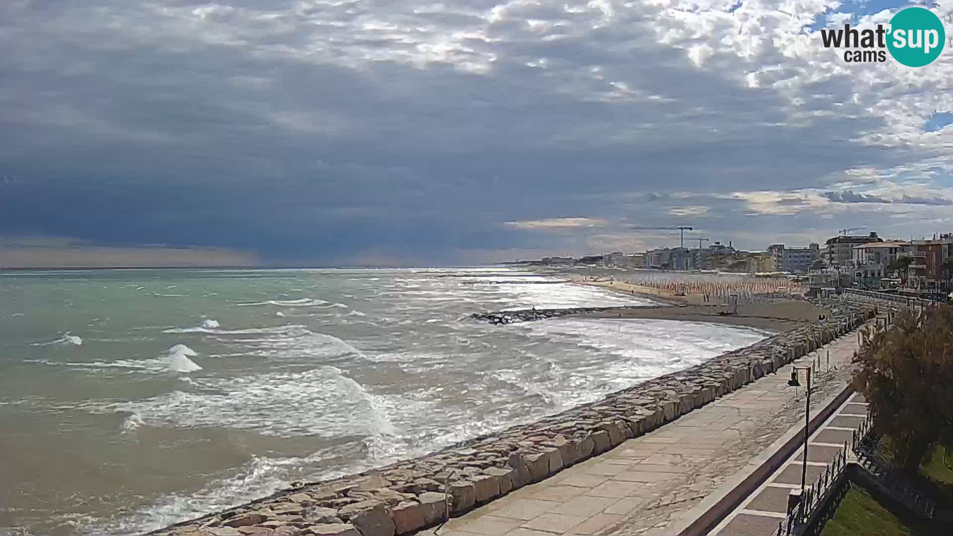 Webcam Caorle Ponente – View from Marinai di Caorle